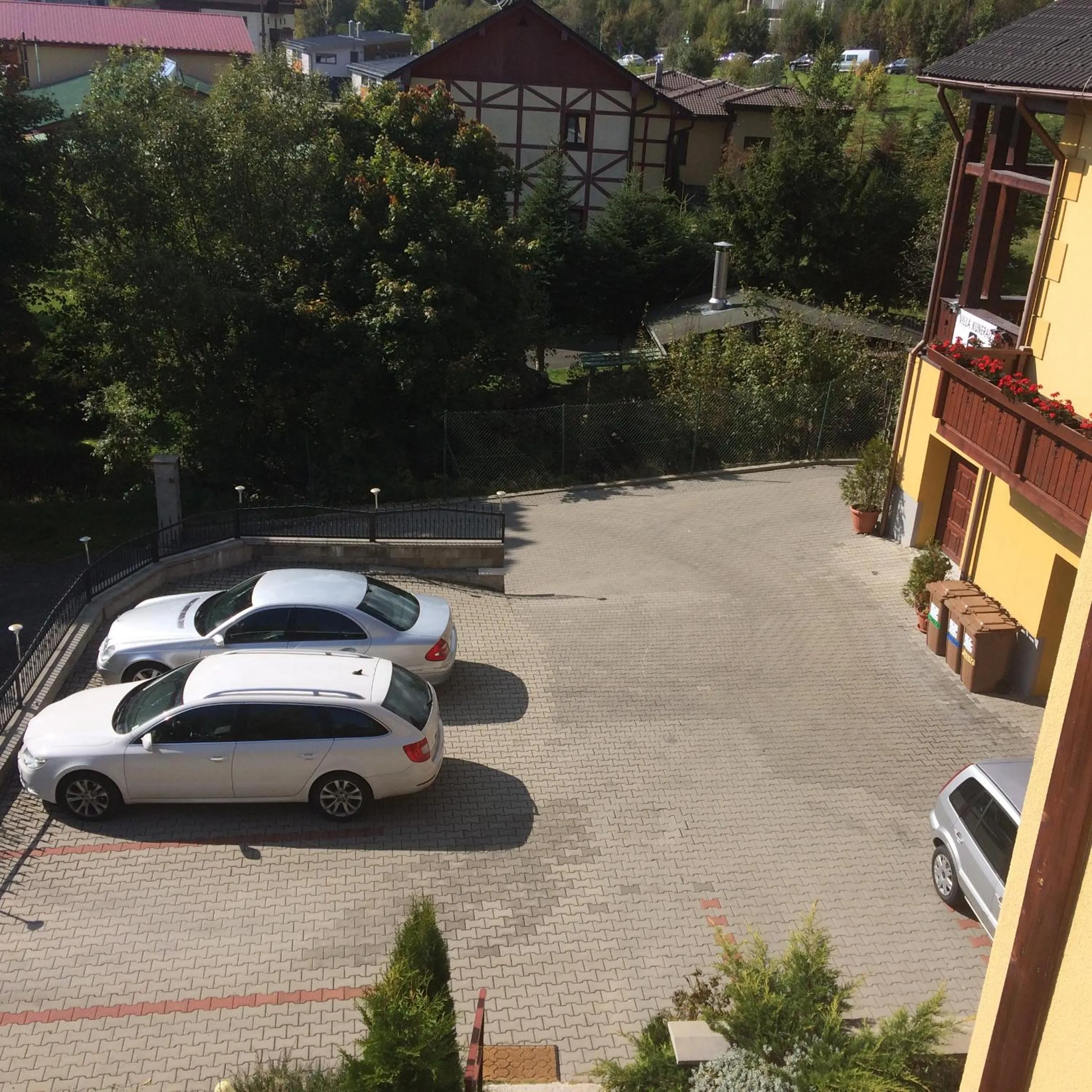 Garden view in Pension Villa Kunerad