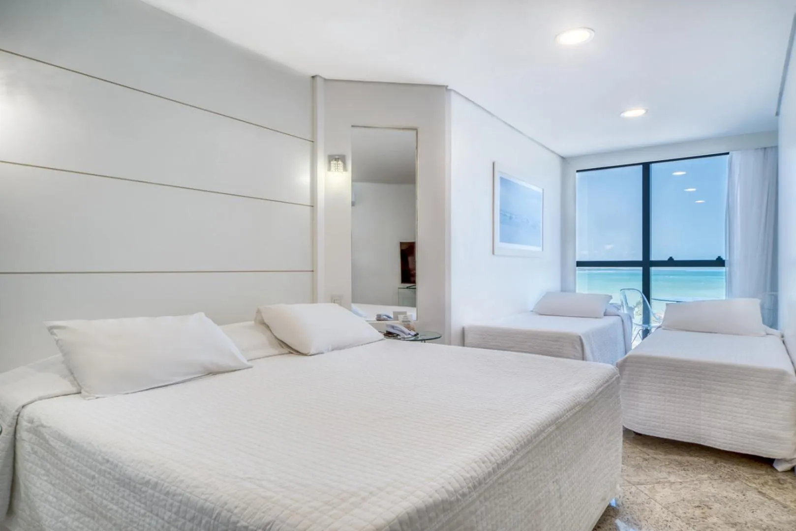 Bed in Hotel Brisa Tower Maceió