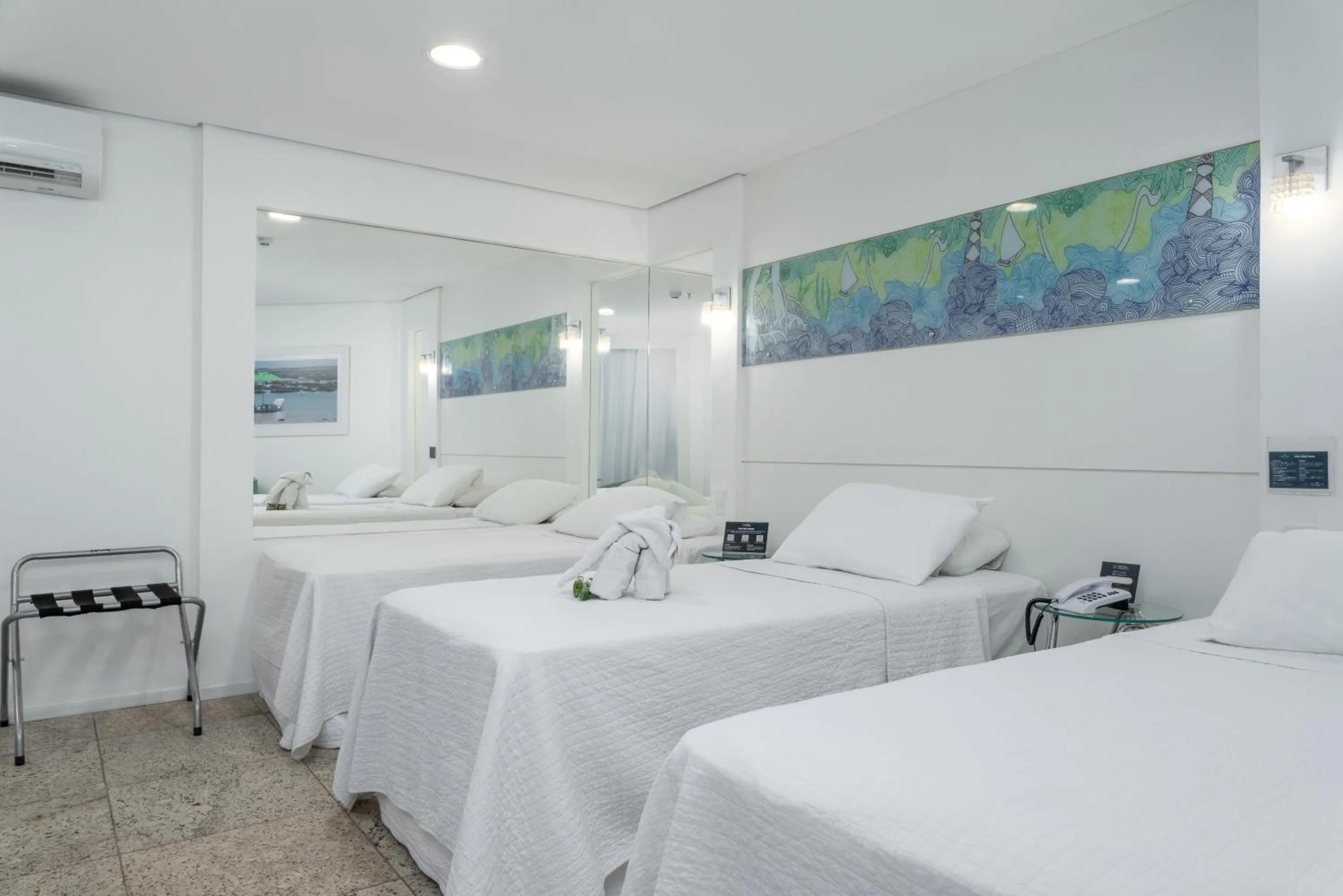 Bedroom, Bed in Hotel Brisa Tower Maceió