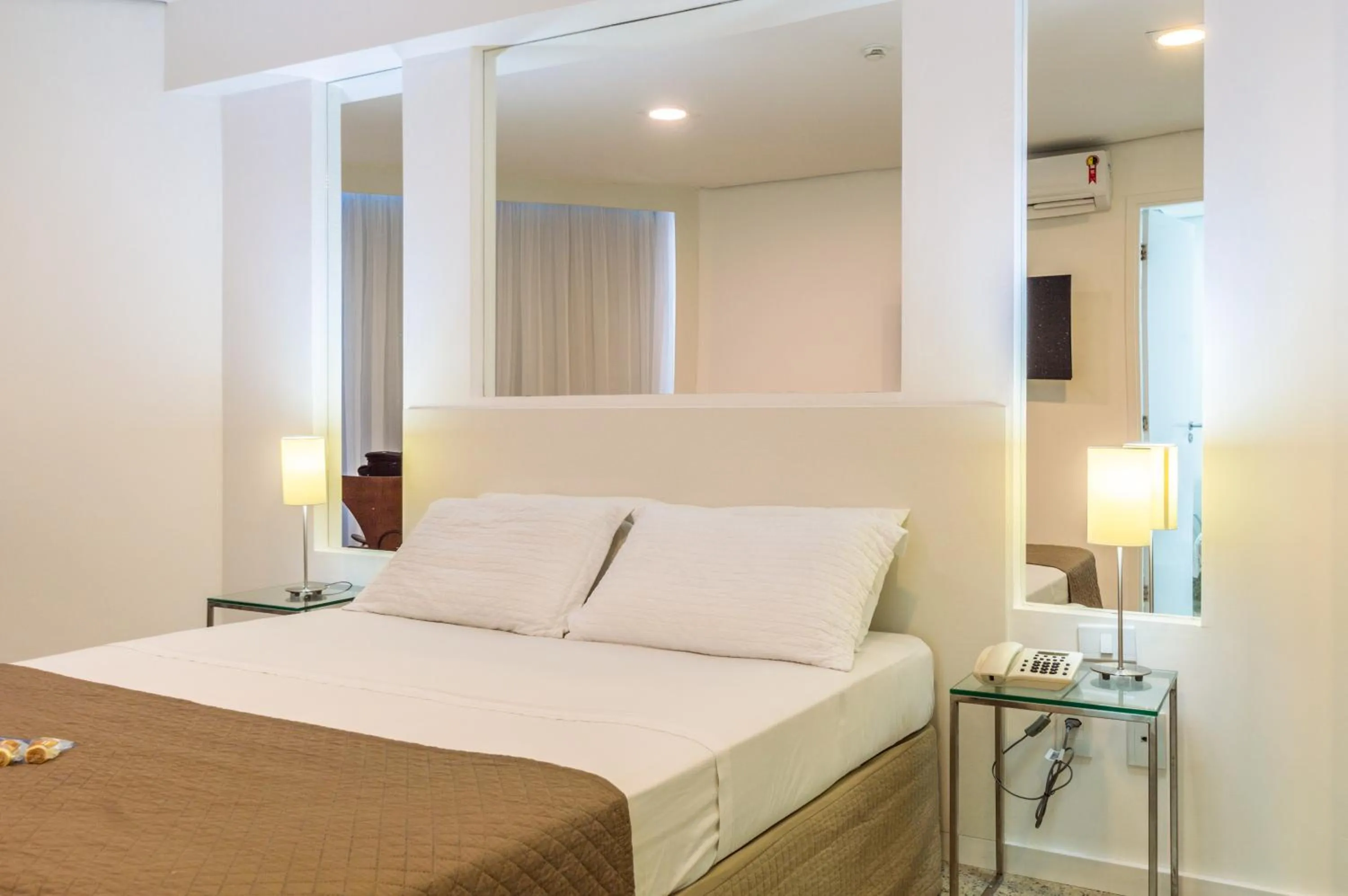 Bed in Hotel Brisa Tower Maceió