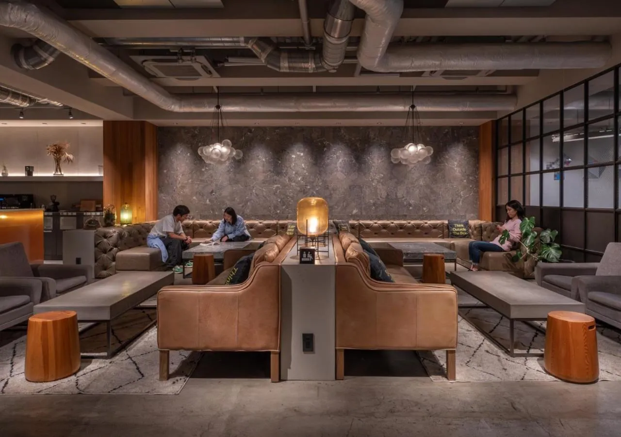 Communal lounge/ TV room in The Millennials Kyoto