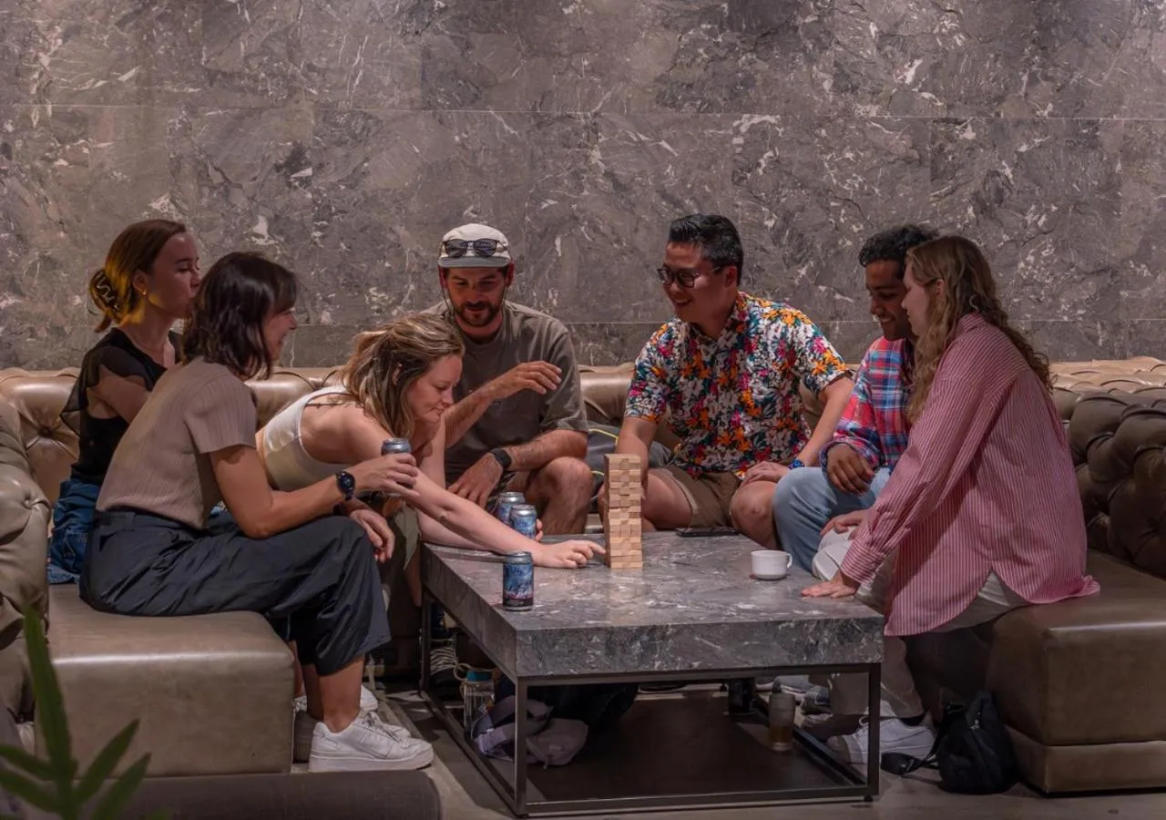 Communal lounge/ TV room in The Millennials Kyoto