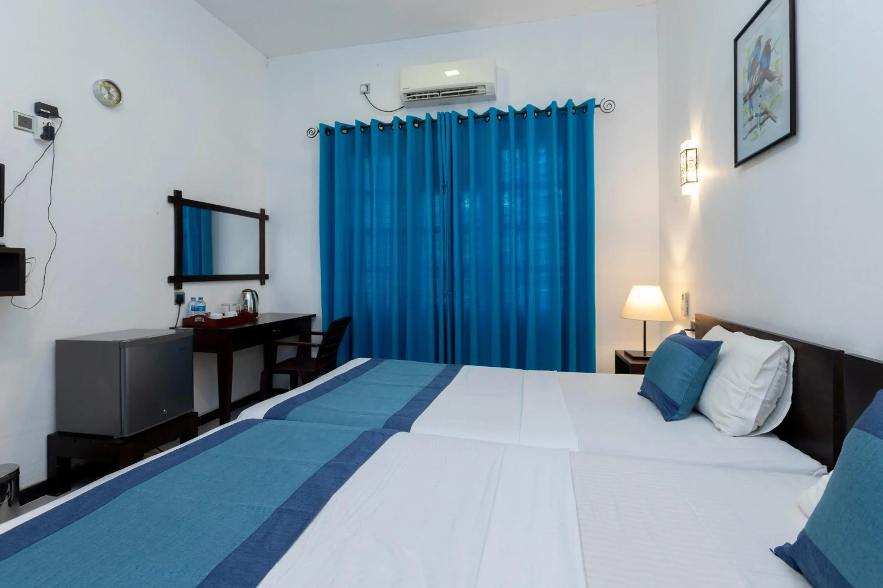 Bed in Coastal Villa Mirissa