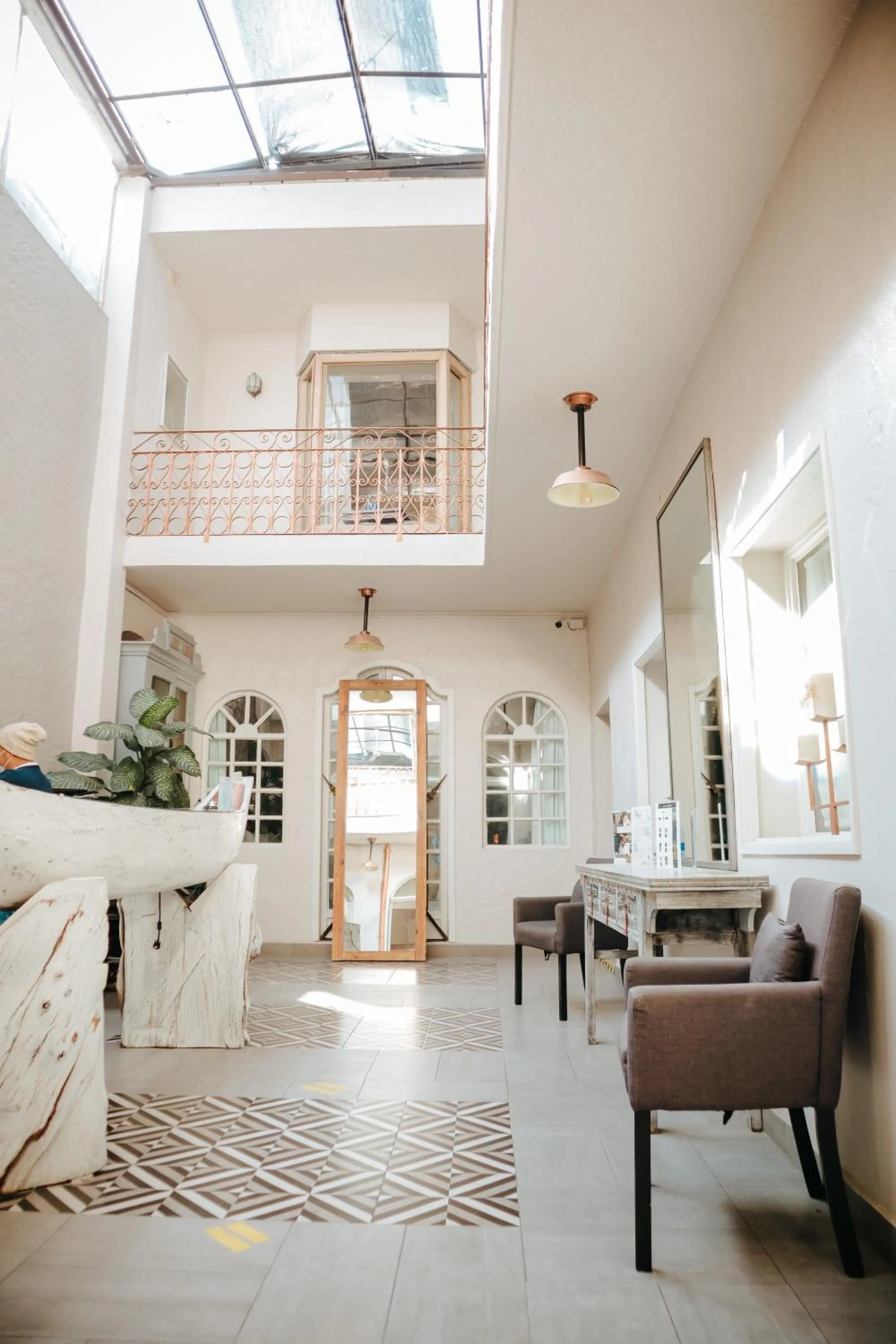 Living room in Hotel Del Portal San Miguel de Allende