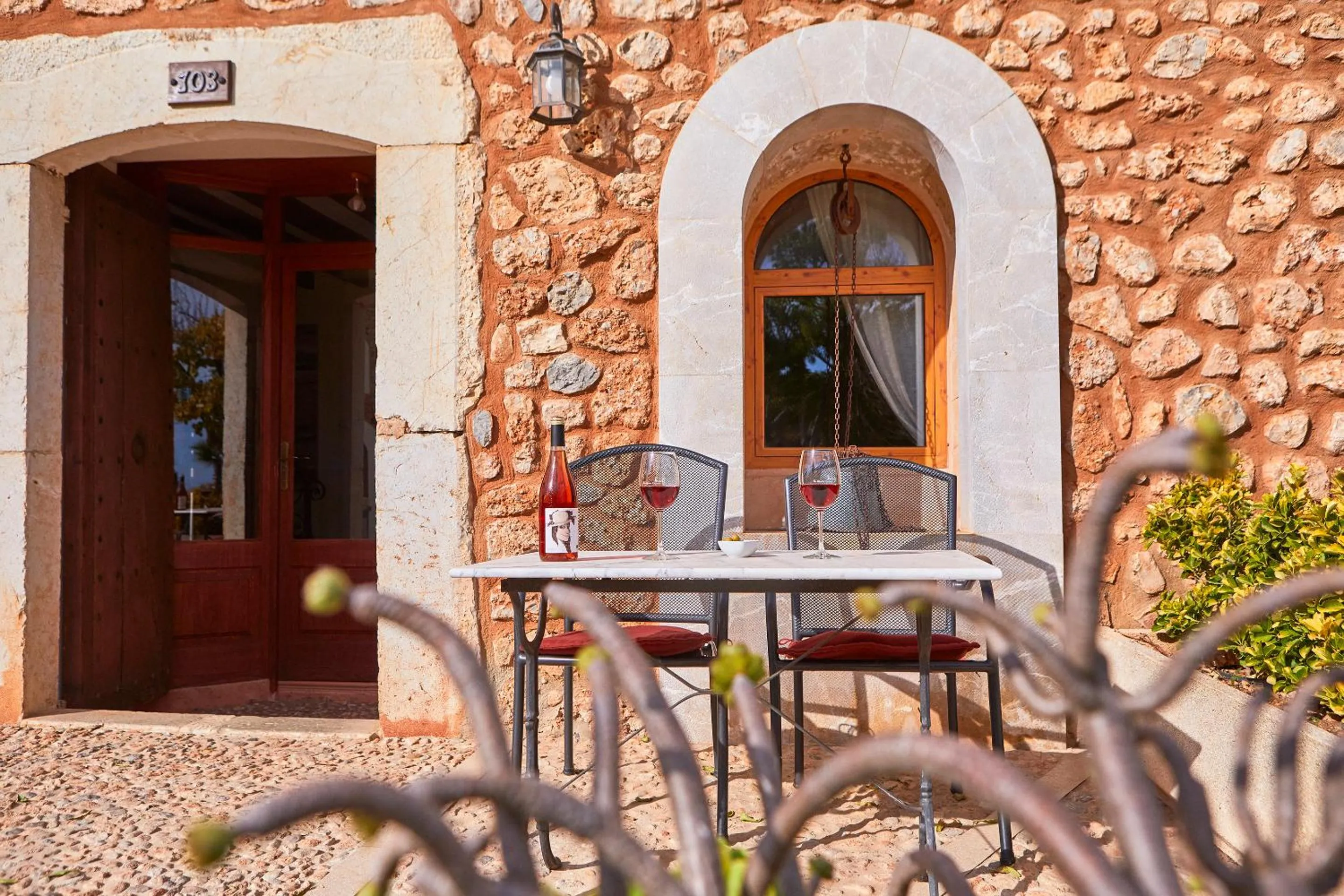 Facade/entrance in Agroturismo Es Quatre Cantons
