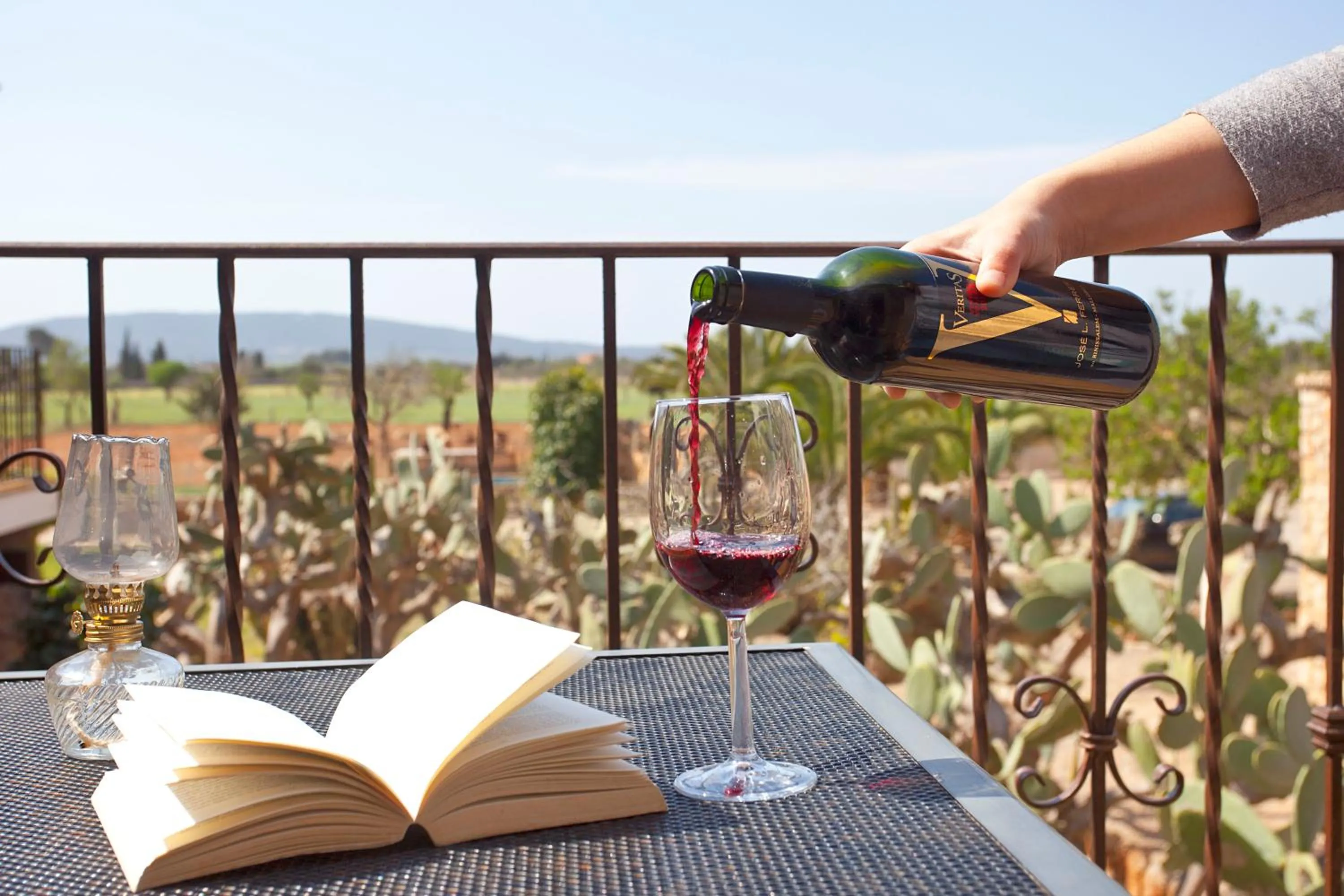 Garden view in Agroturismo Es Quatre Cantons