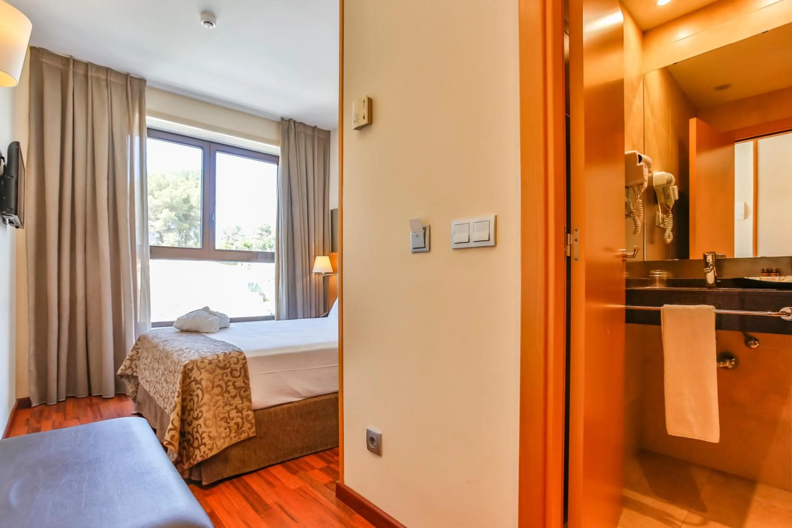 Bed in Hotel Desitges