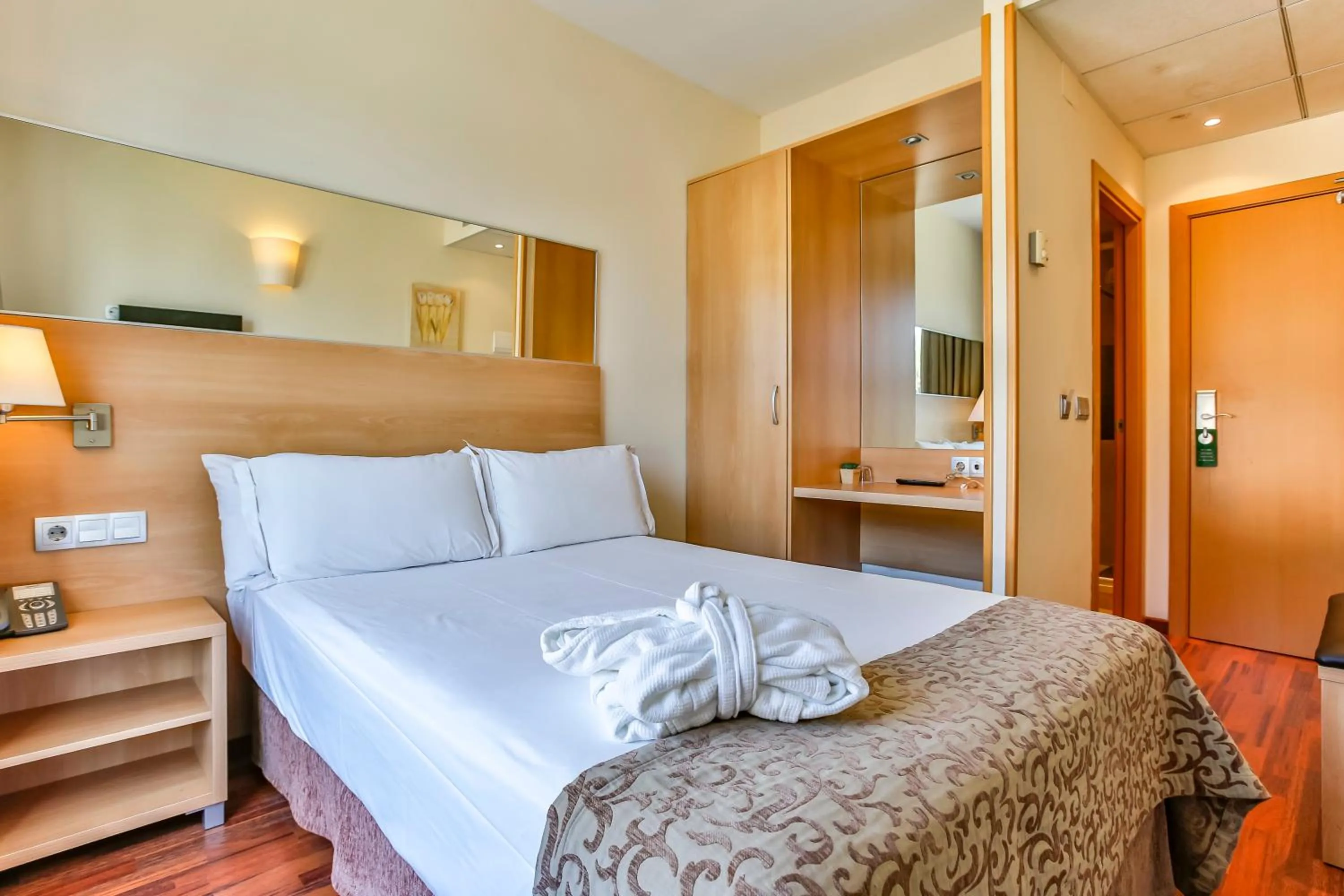 Bed in Hotel Desitges