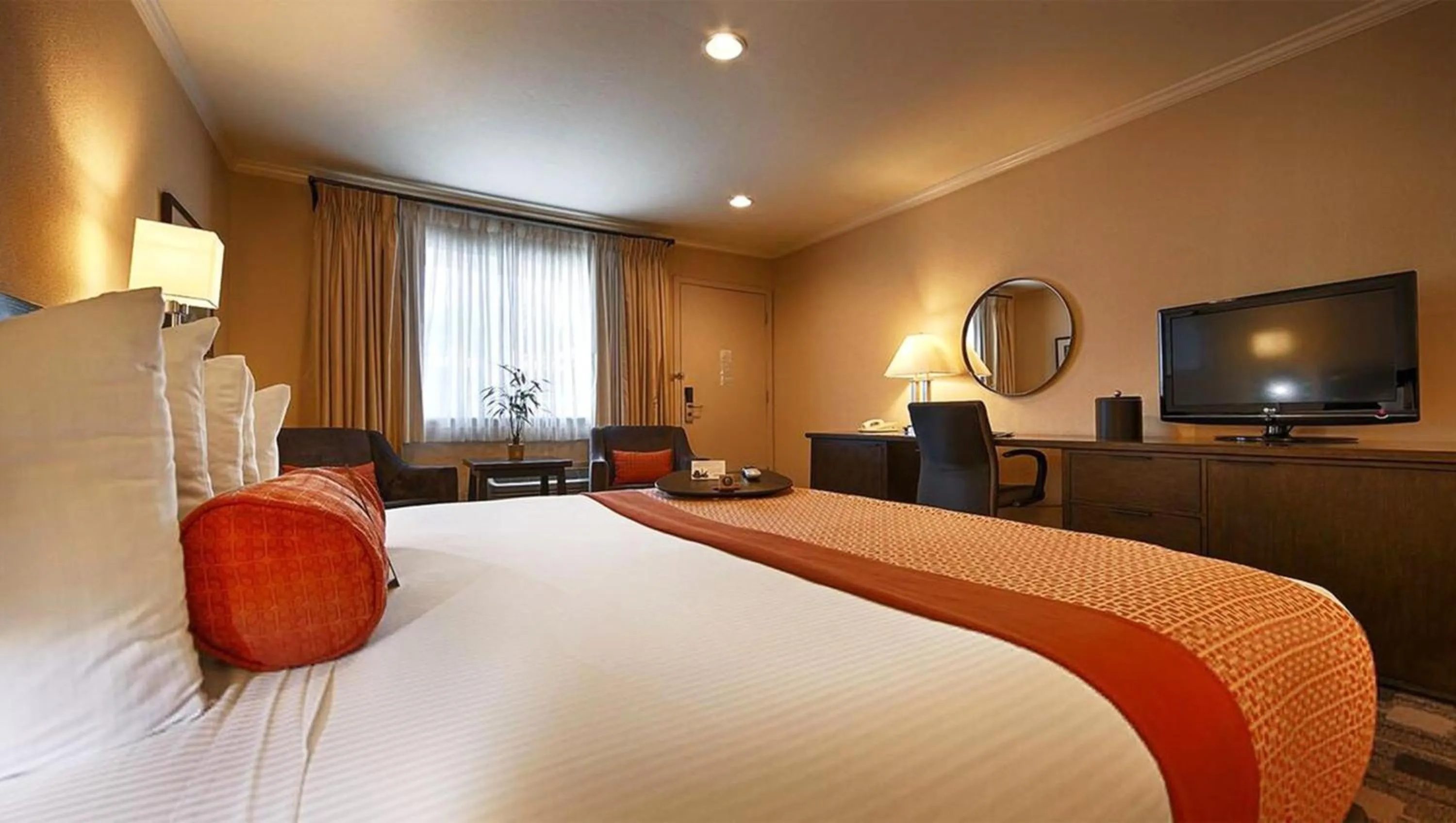 Bedroom, Bed in The Zen Hotel Palo Alto