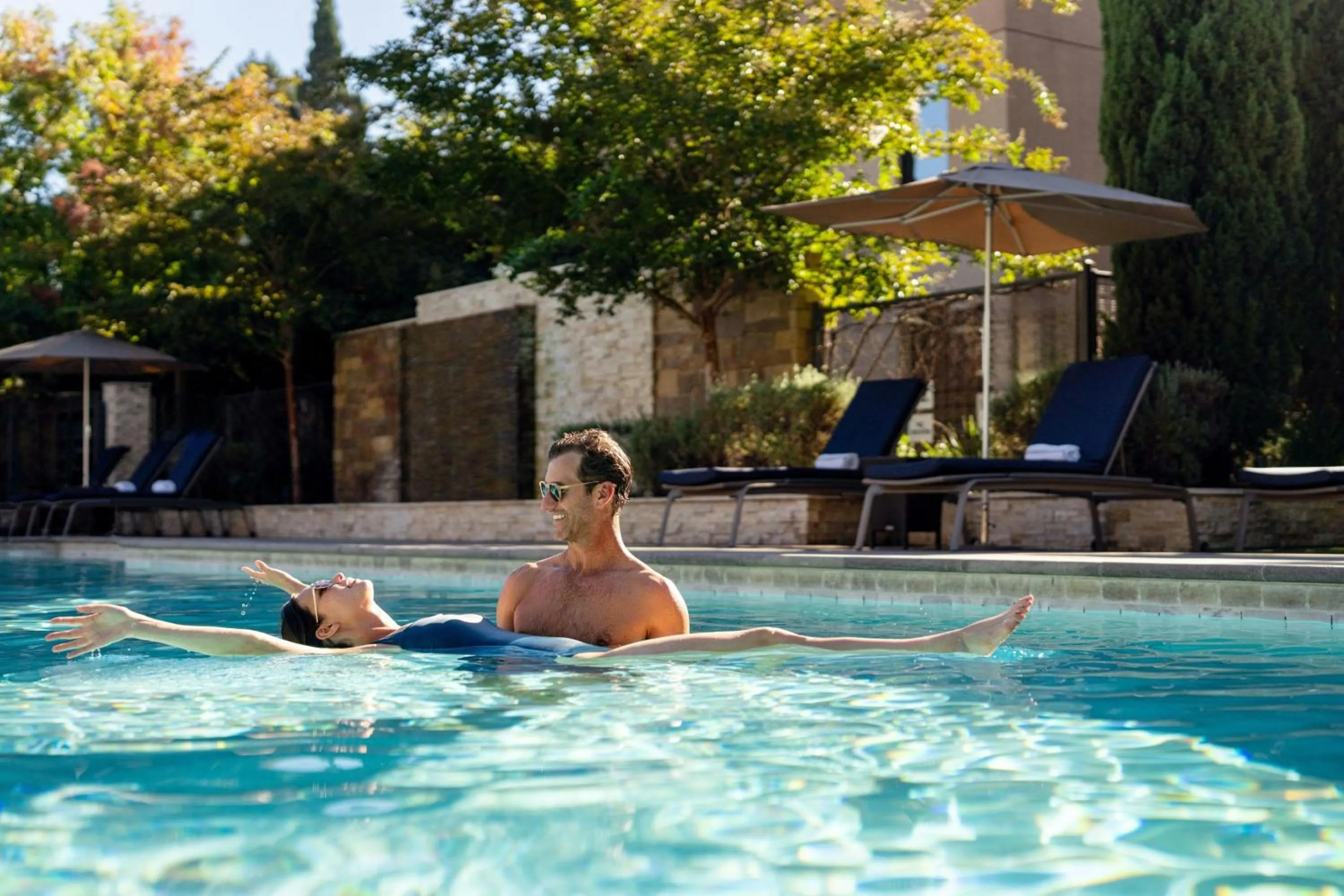 Swimming pool in Napa Valley Marriott Hotel & Spa