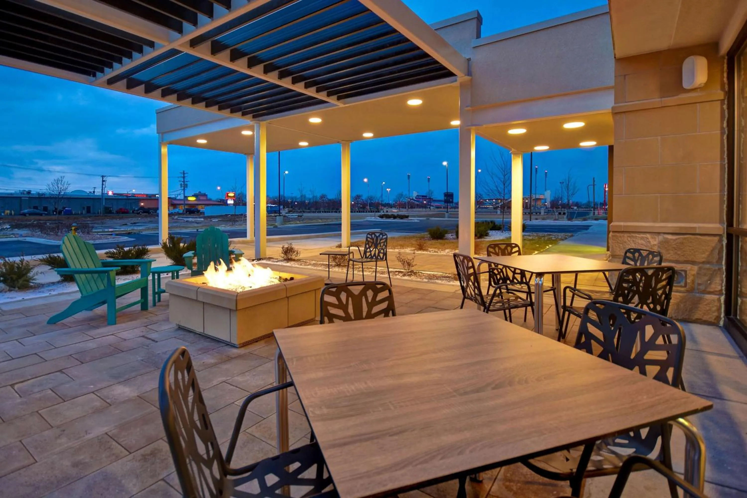 Patio in Home2 Suites By Hilton Bowling Green, Oh