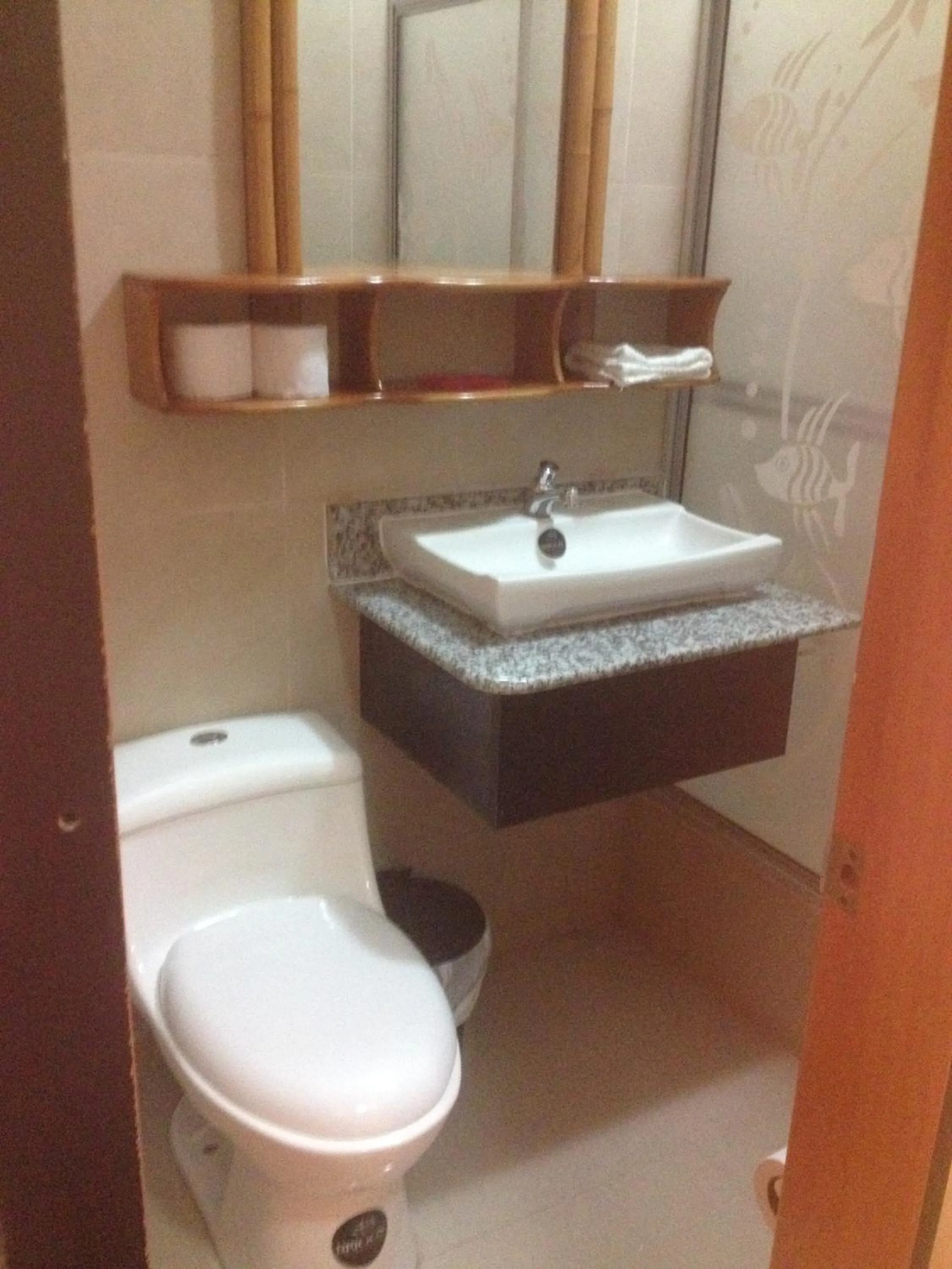 Bathroom in Hotel San Vicente Galapagos