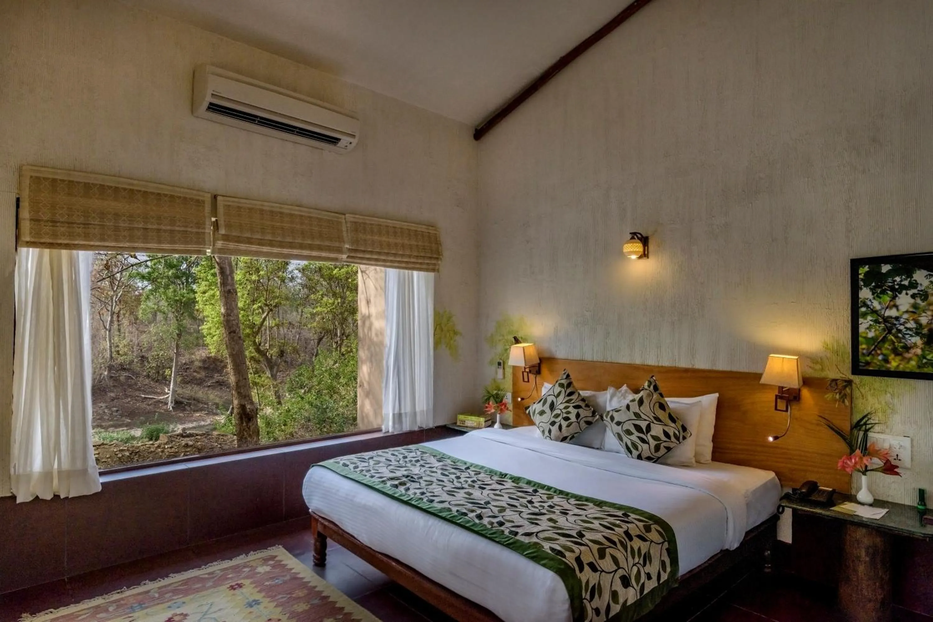 Day, Bed in The Riverwood Forest Retreat Pench