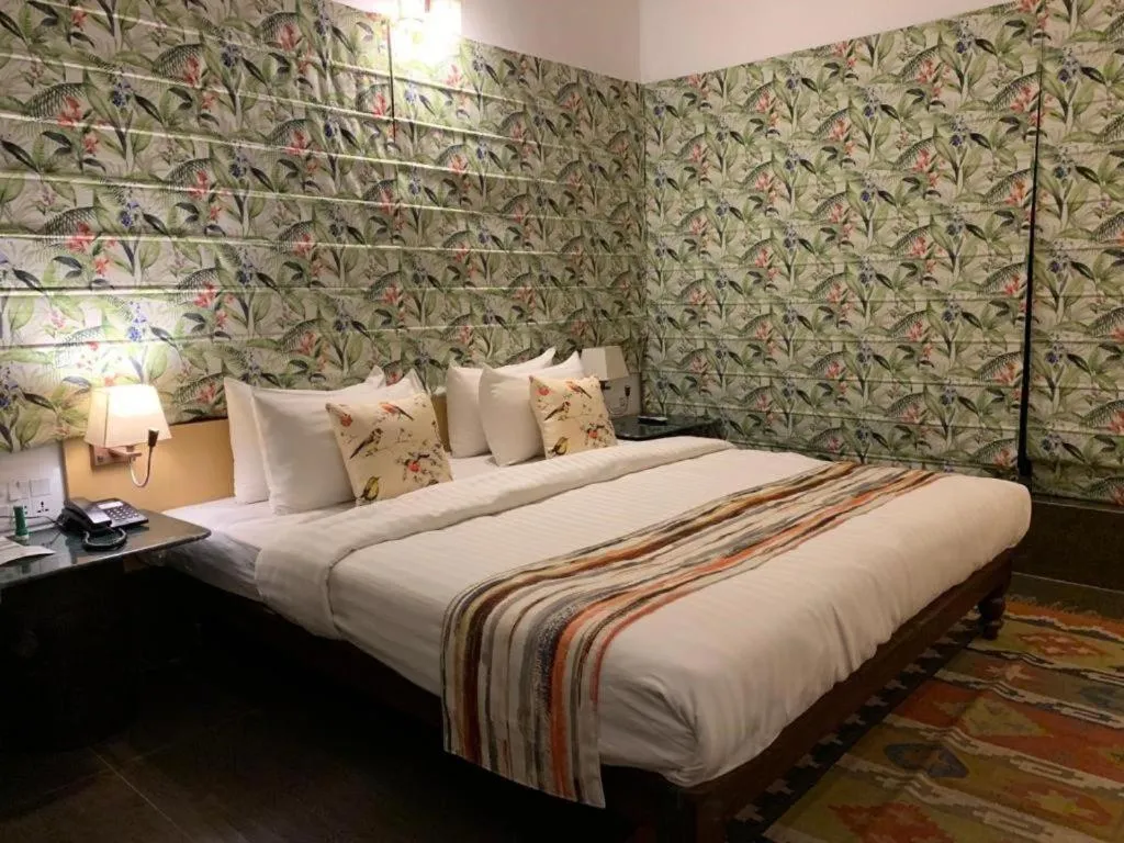 Bed in The Riverwood Forest Retreat Pench