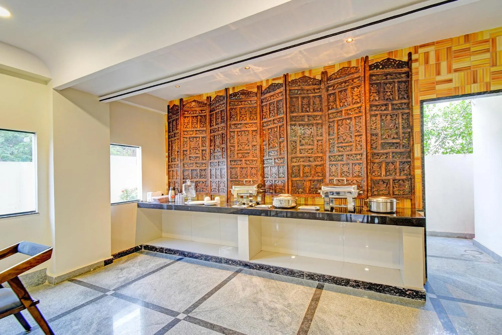 Restaurant/places to eat in FabHotel Namaha Suites - Nr Hyderabad International Airport, Shamshabad