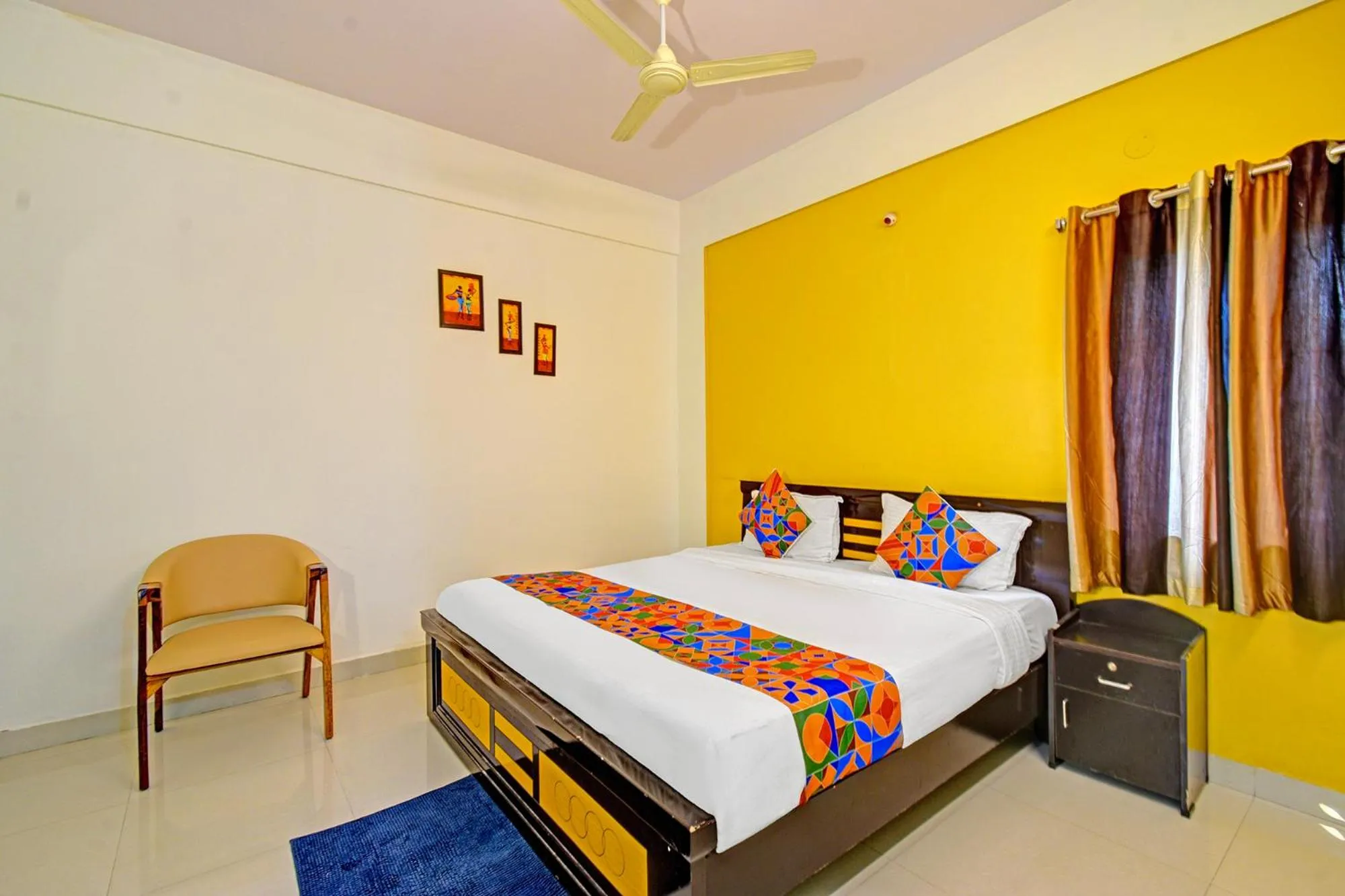 Bed in FabHotel Namaha Suites - Nr Hyderabad International Airport, Shamshabad