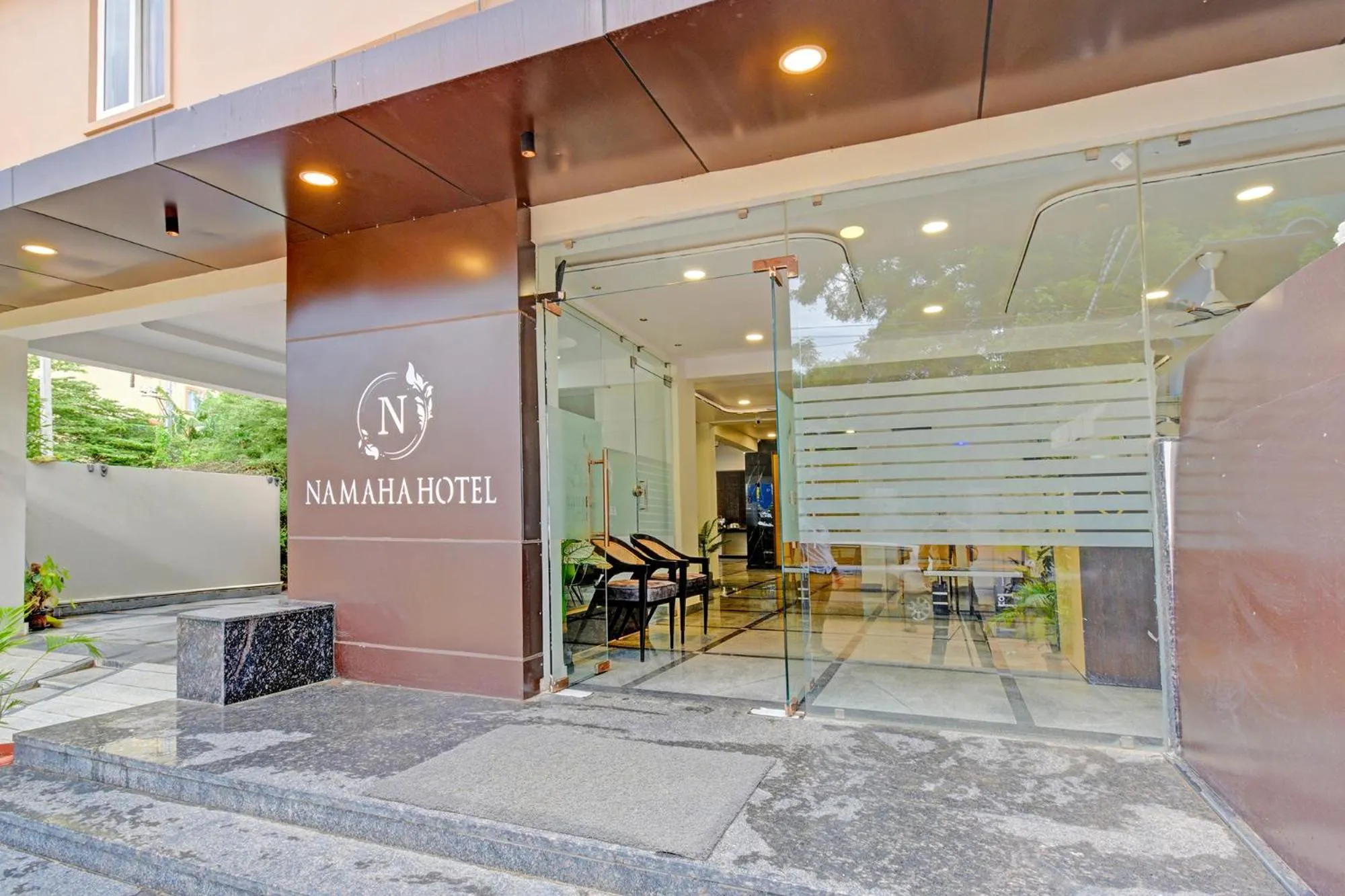 Facade/entrance in FabHotel Namaha Suites - Nr Hyderabad International Airport, Shamshabad