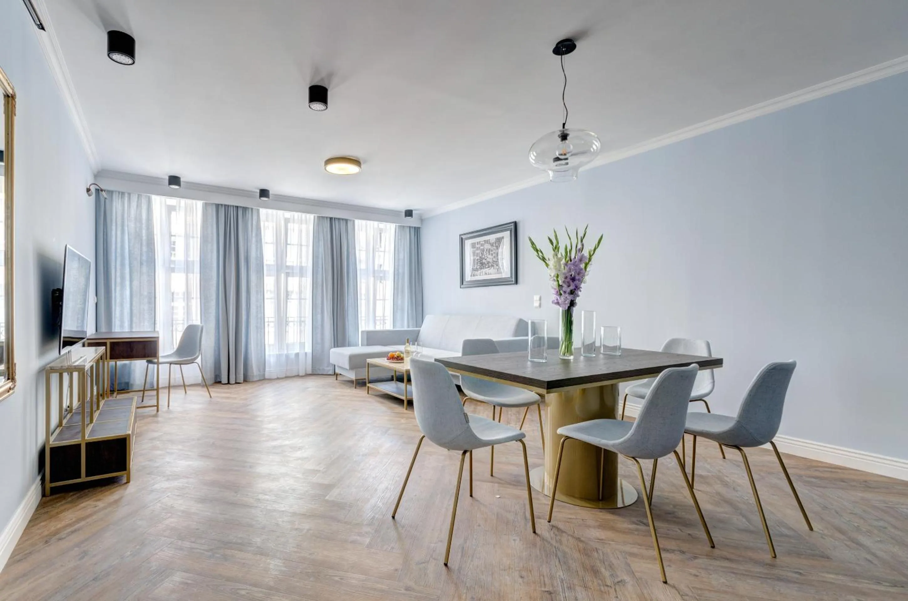 Living room in Apartamenty Sowa Gdańsk