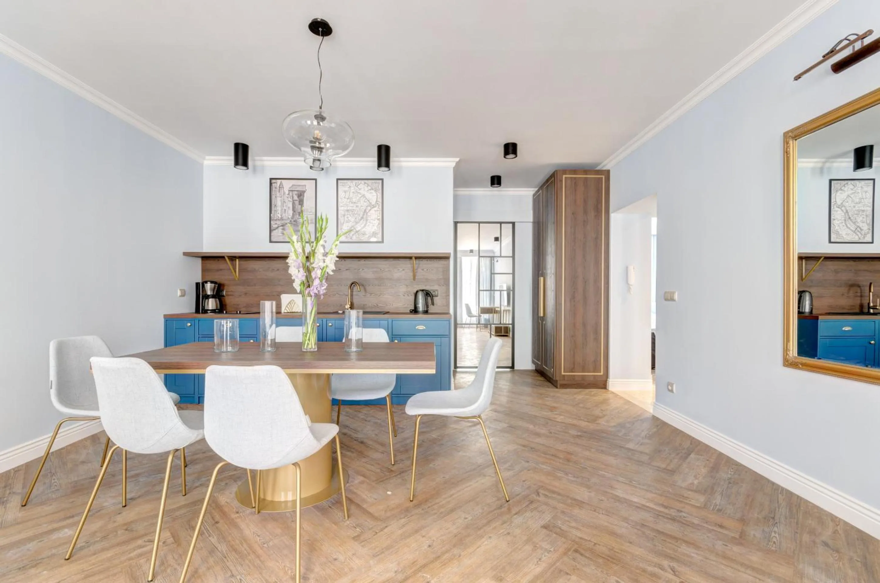 Kitchen or kitchenette in Apartamenty Sowa Gdańsk