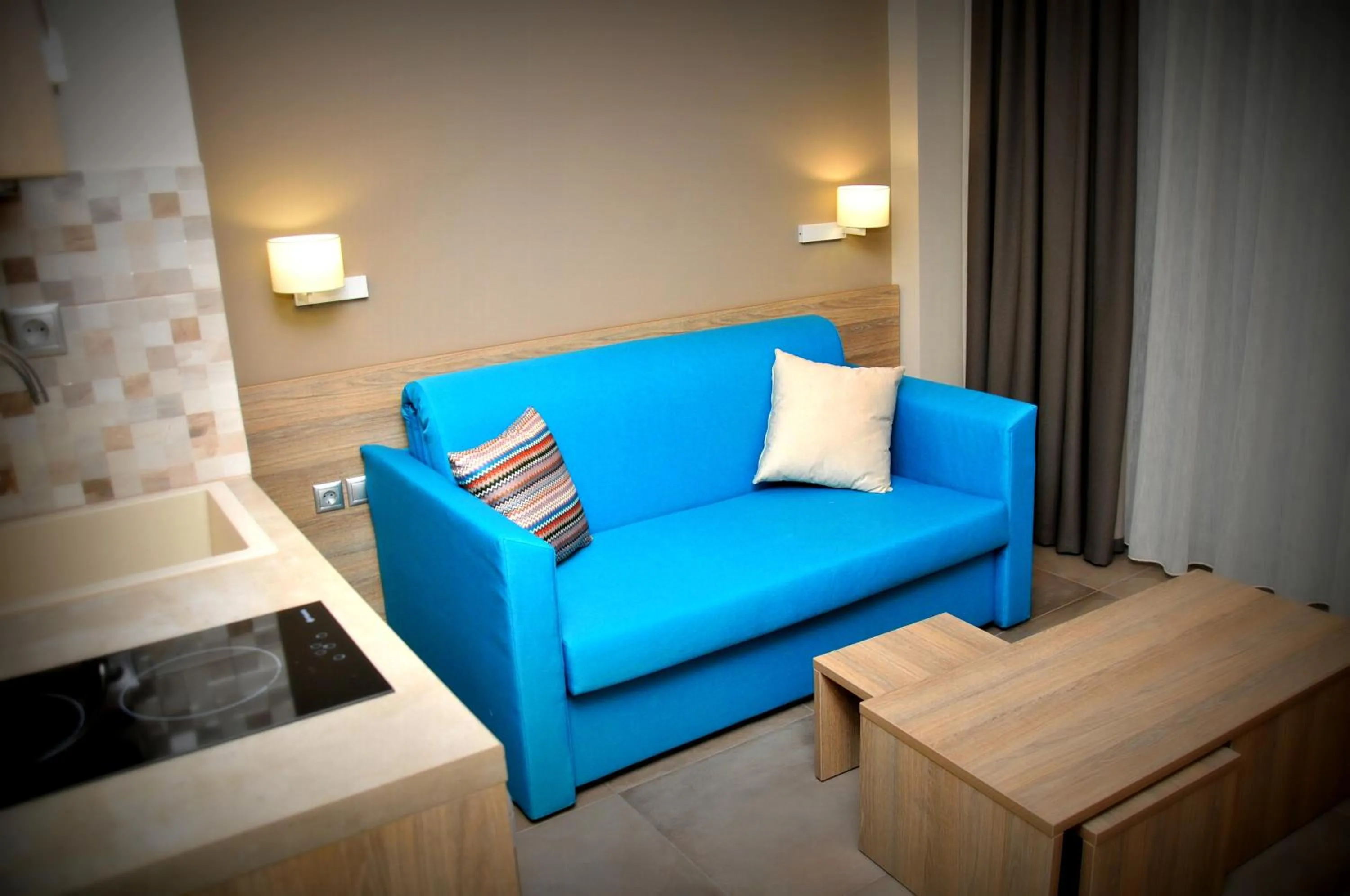 Seating area in Riviera Olympus Gods