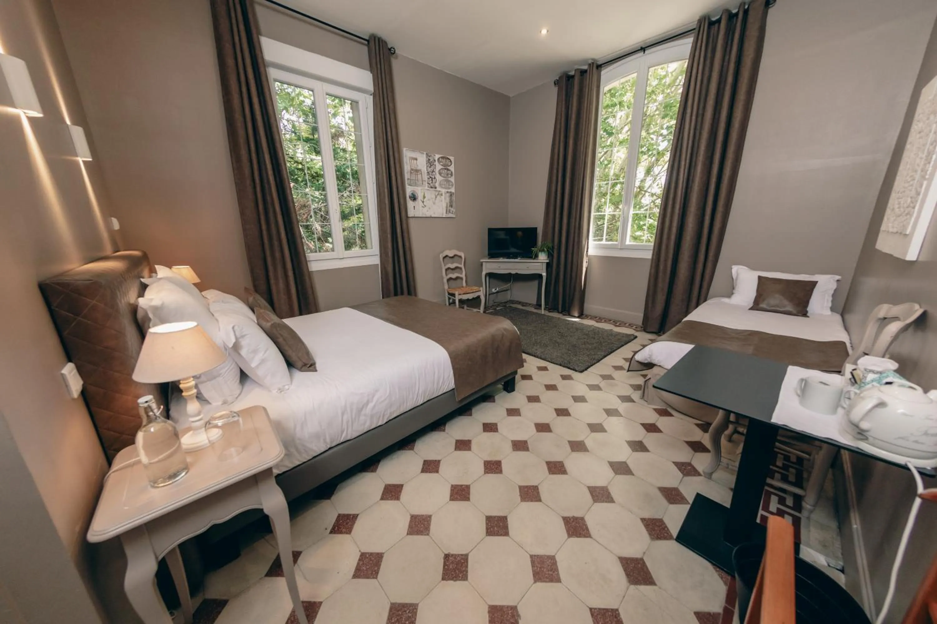 Bedroom in Auberge de la Treille - Chambres d'Hôtes