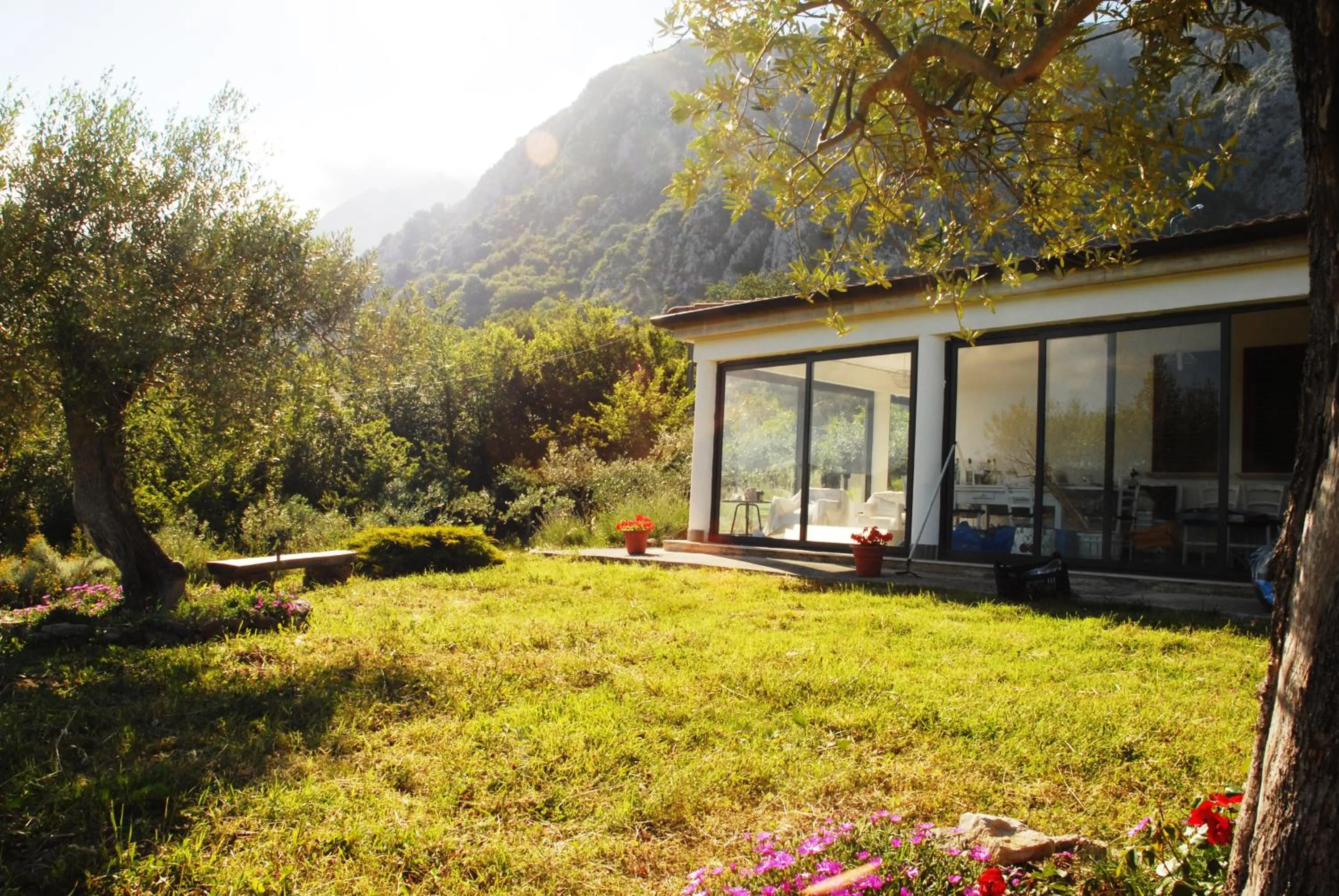 Garden in B&B La Montagna Rosa