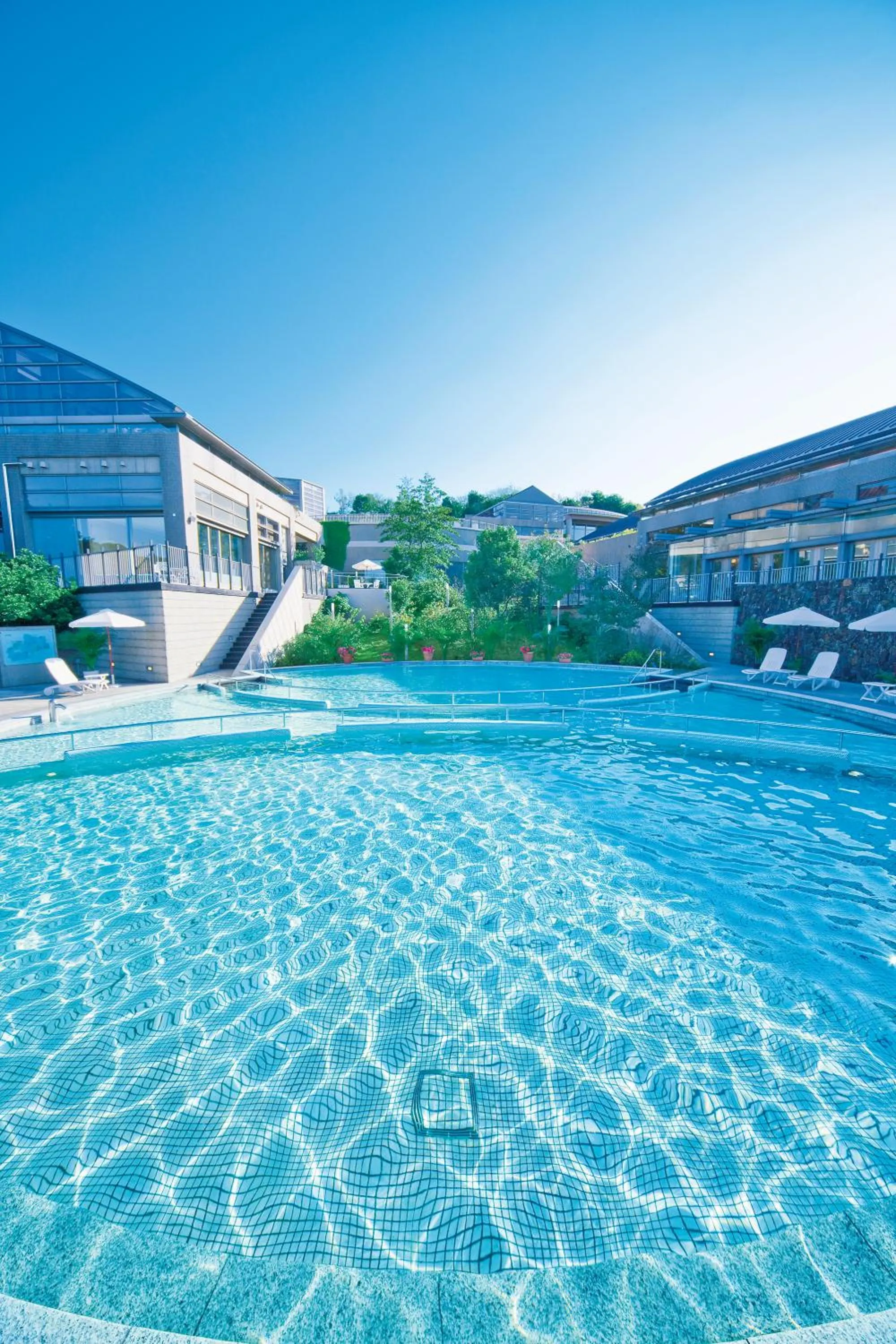 Swimming pool in Miyako Resort Okushima Aqua Forest