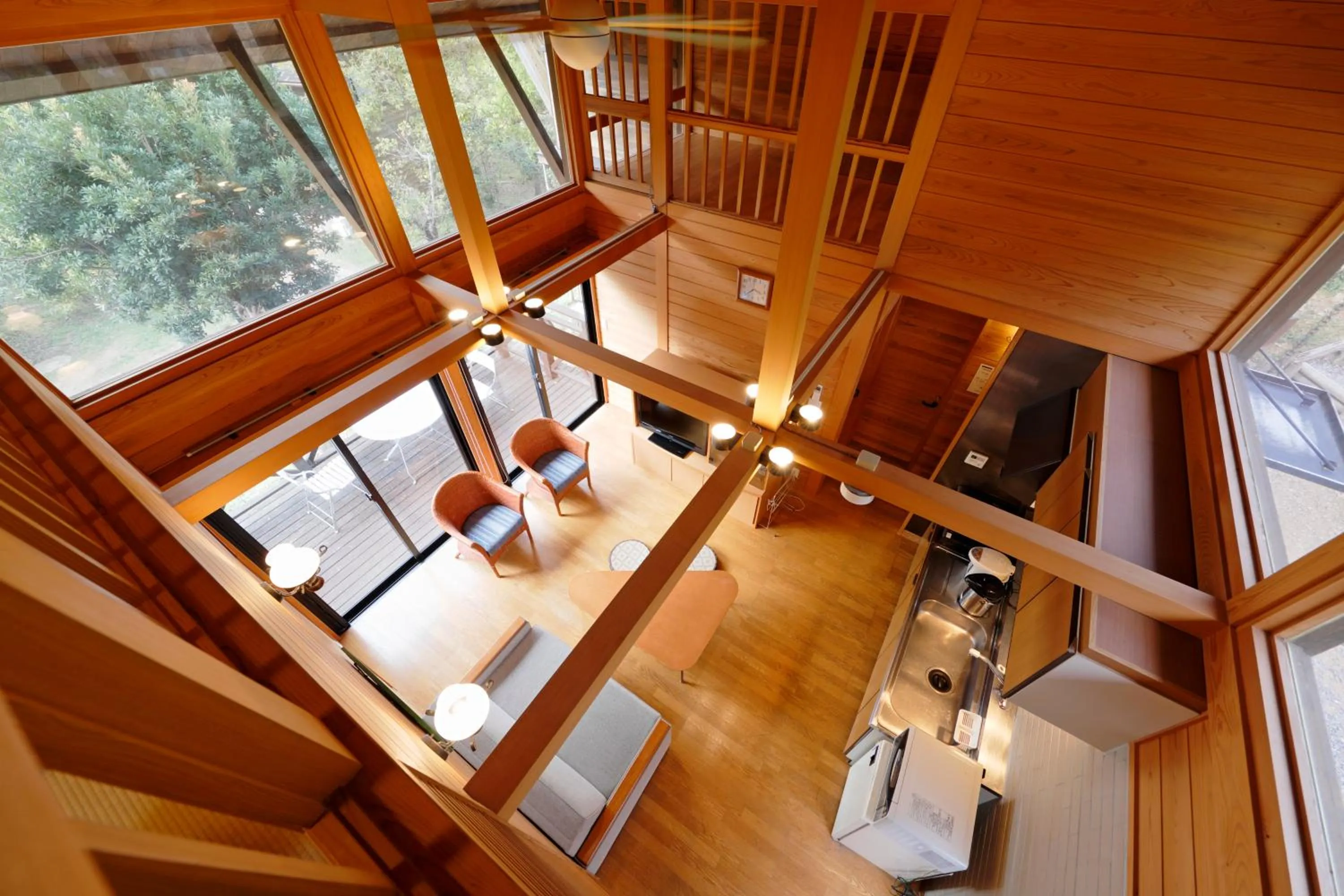 Dining area in Miyako Resort Okushima Aqua Forest