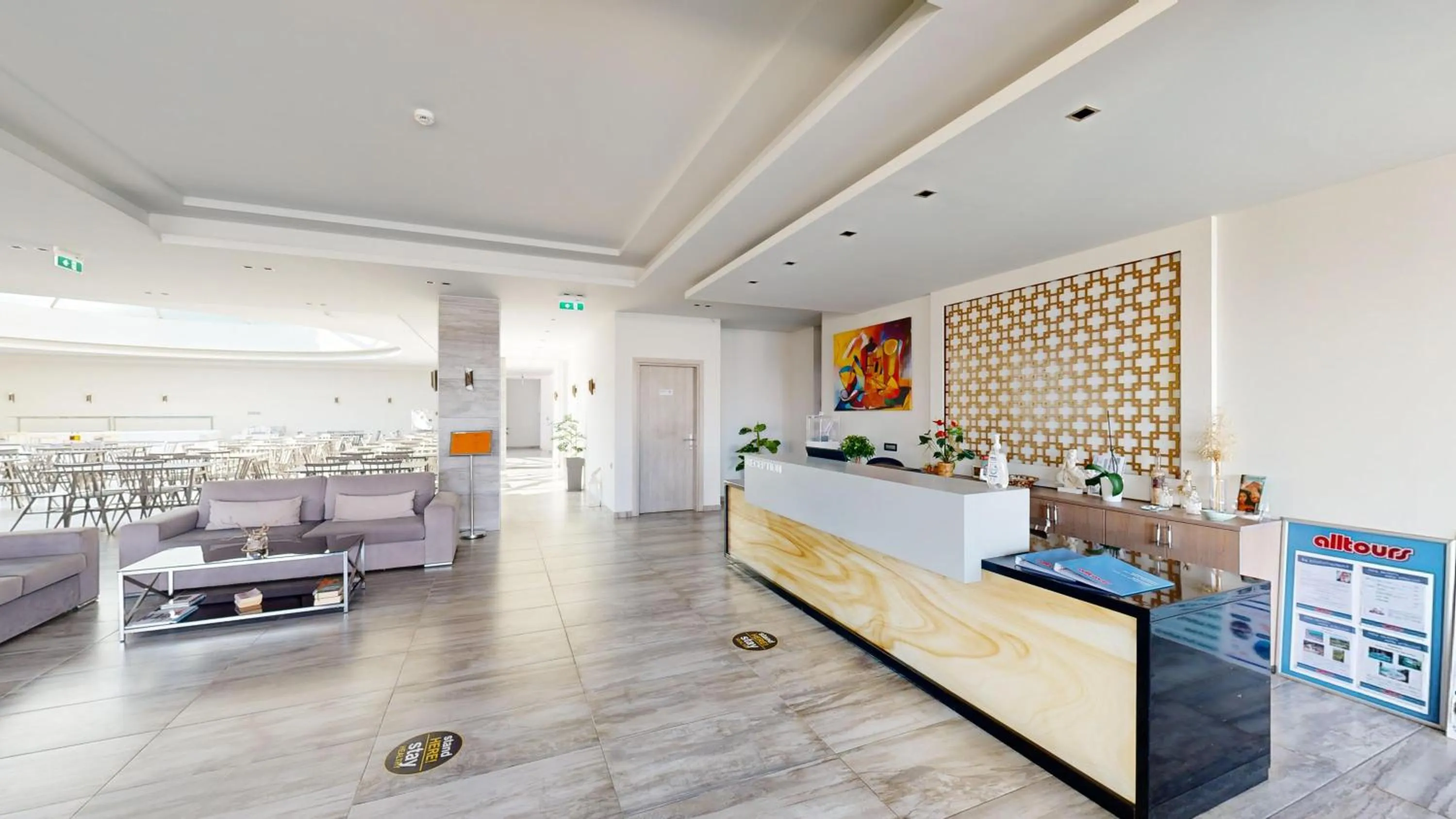 Lobby or reception in The Dome Luxury