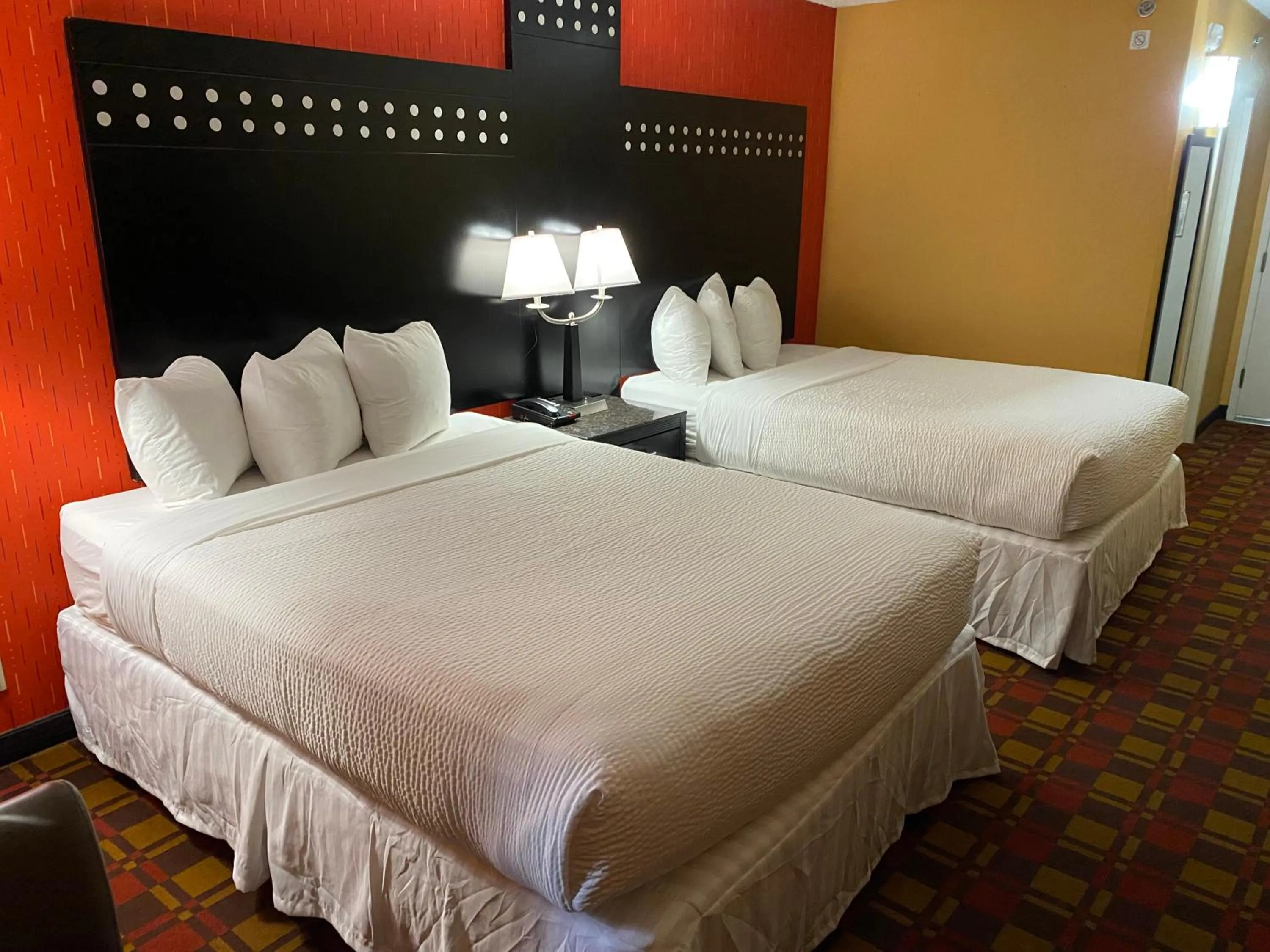 Bedroom, Bed in Ramada by Wyndham Rochelle Park Near Paramus