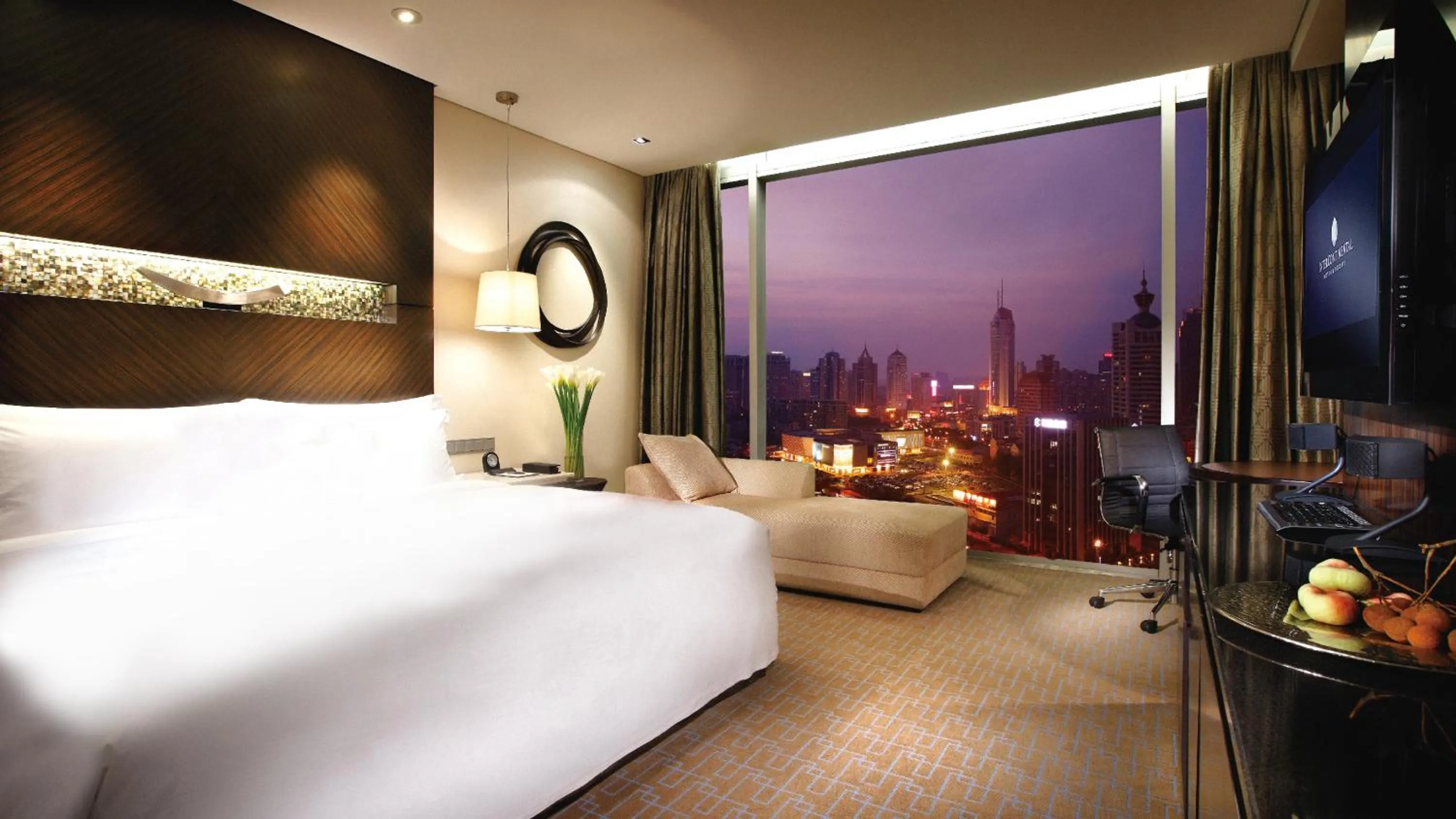 Photo of the whole room, Bed in InterContinental Qingdao by IHG