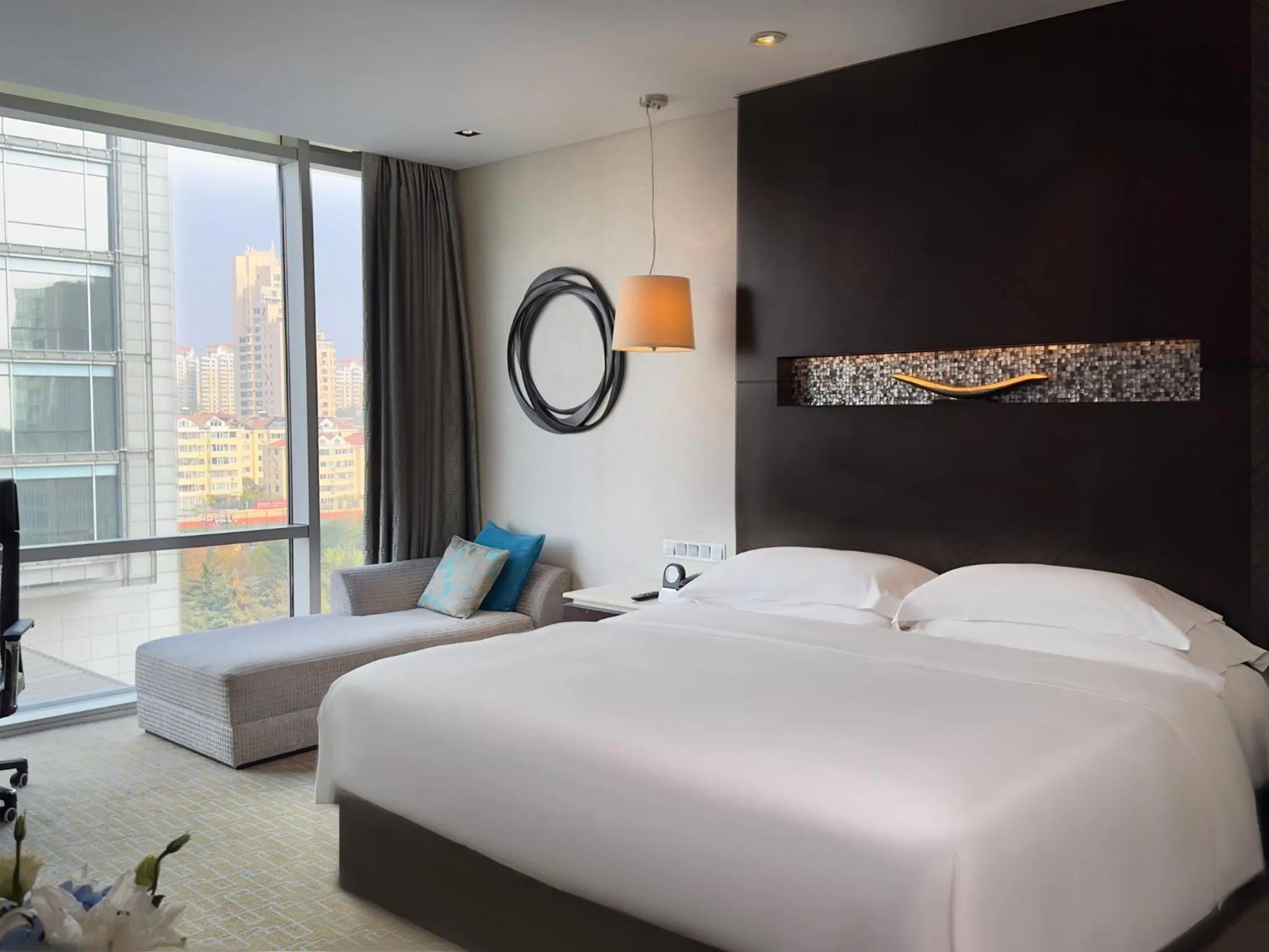 Photo of the whole room, Bed in InterContinental Qingdao by IHG
