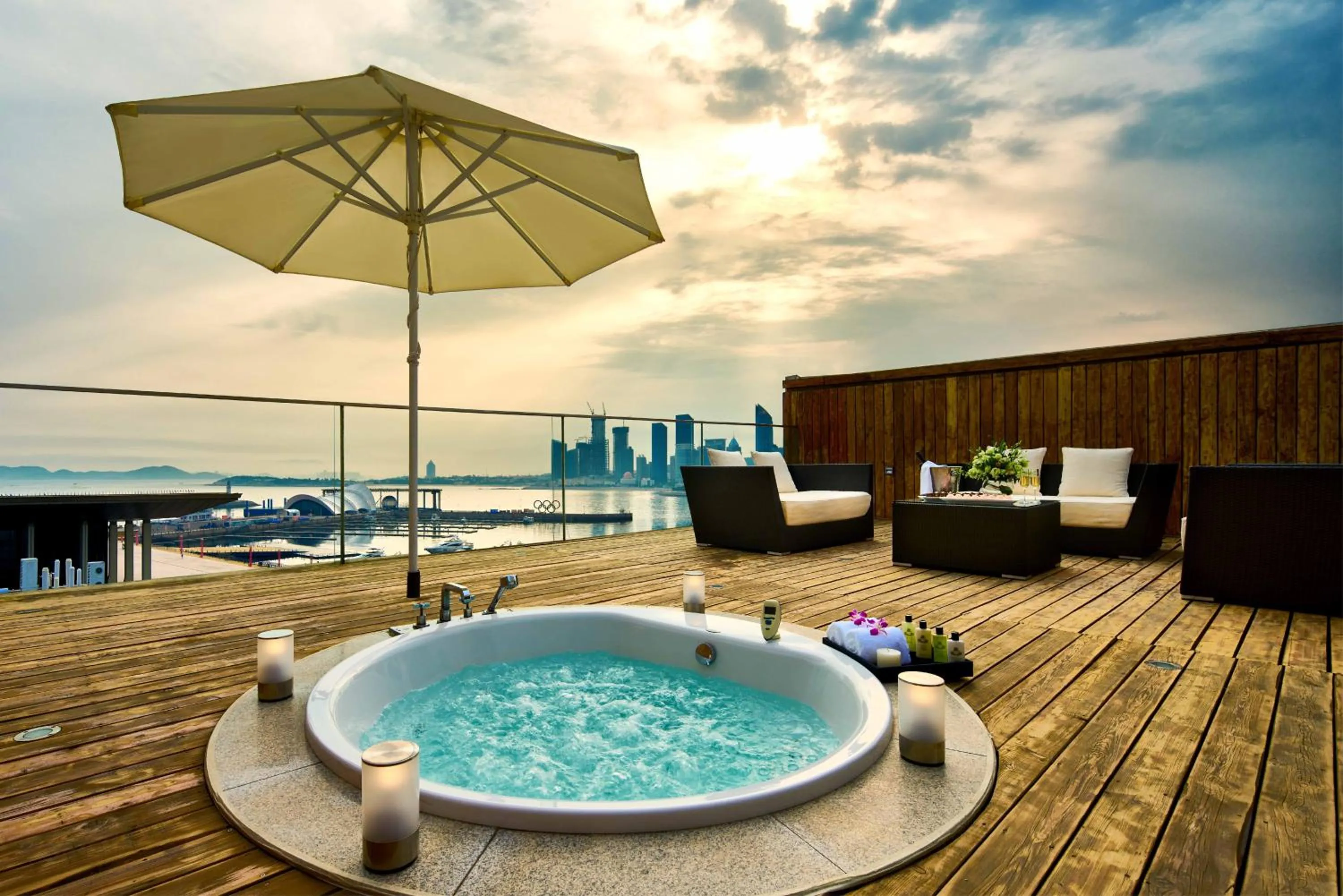 Bedroom in InterContinental Qingdao by IHG