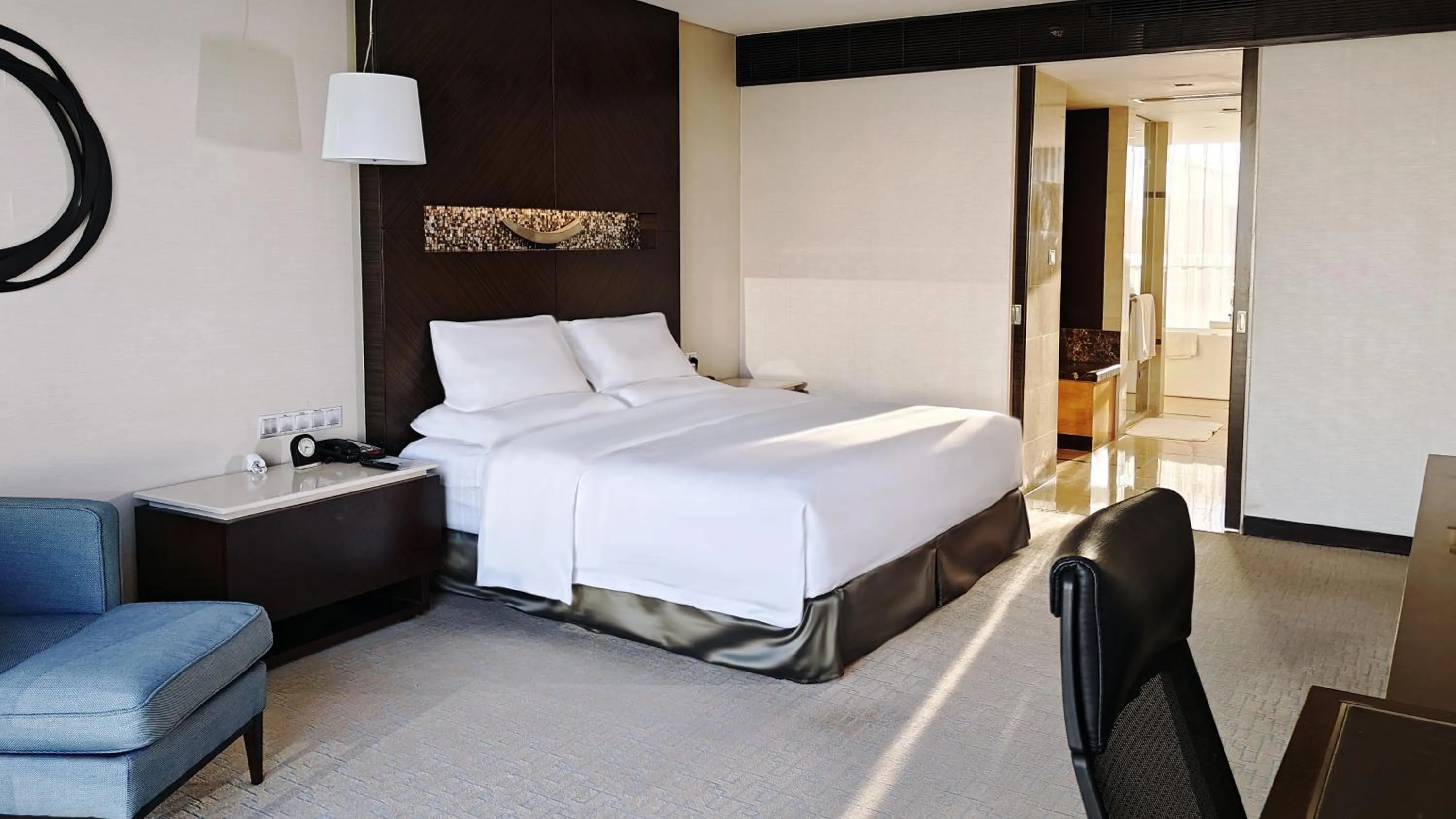 Photo of the whole room, Bed in InterContinental Qingdao by IHG