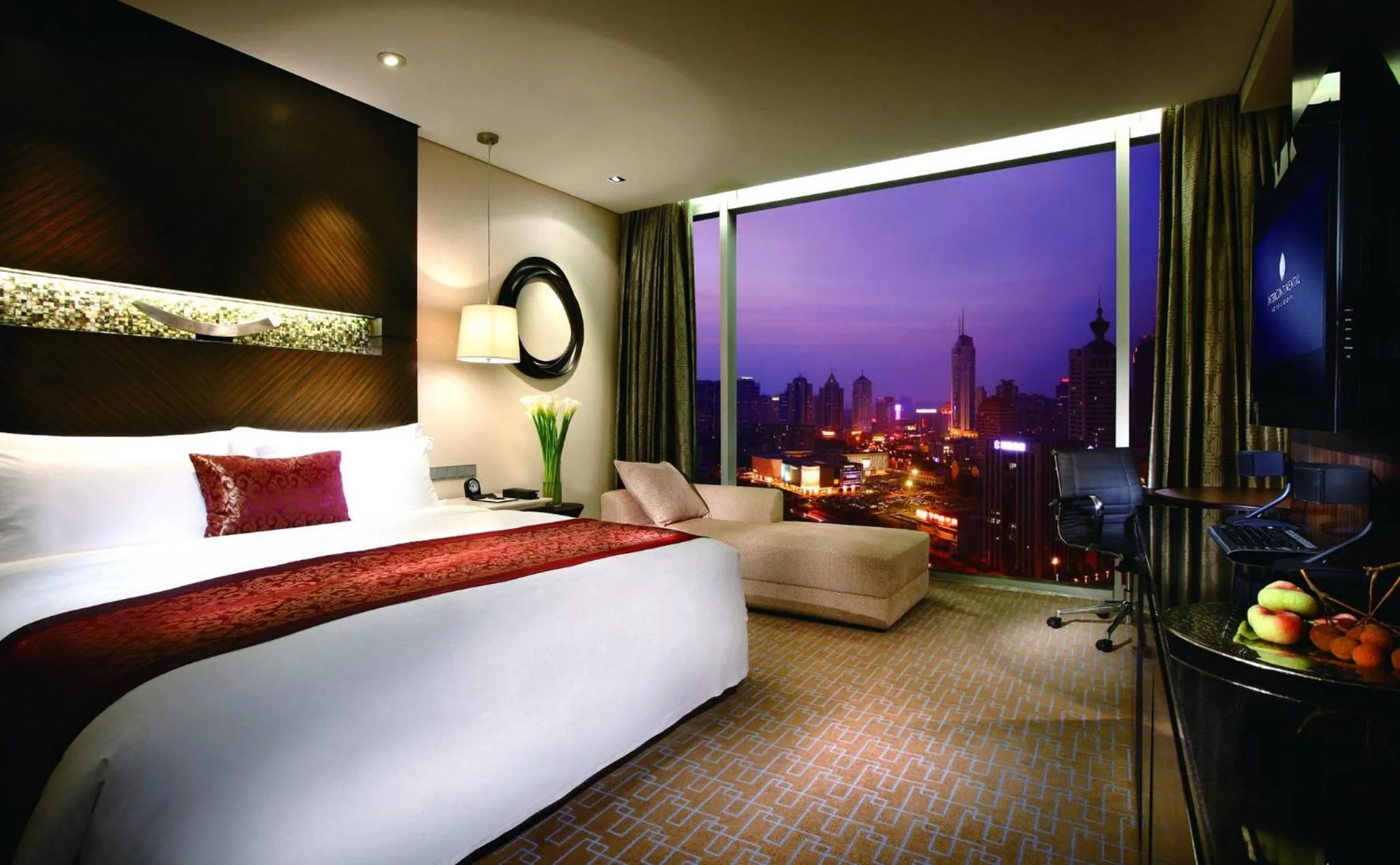 Photo of the whole room, Bed in InterContinental Qingdao by IHG