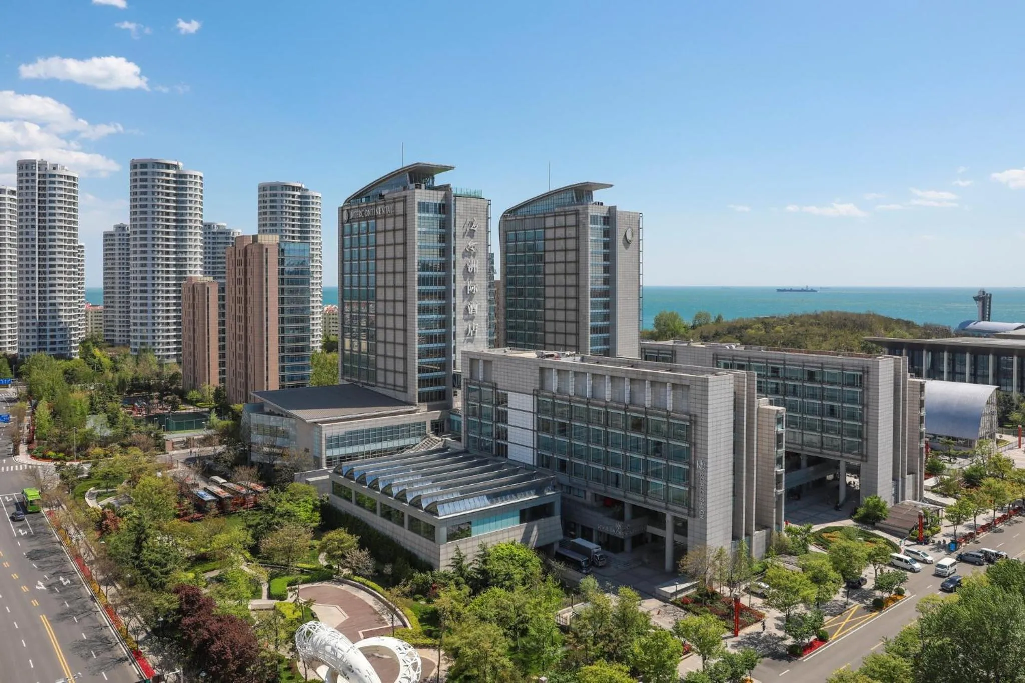 Property building in InterContinental Qingdao by IHG