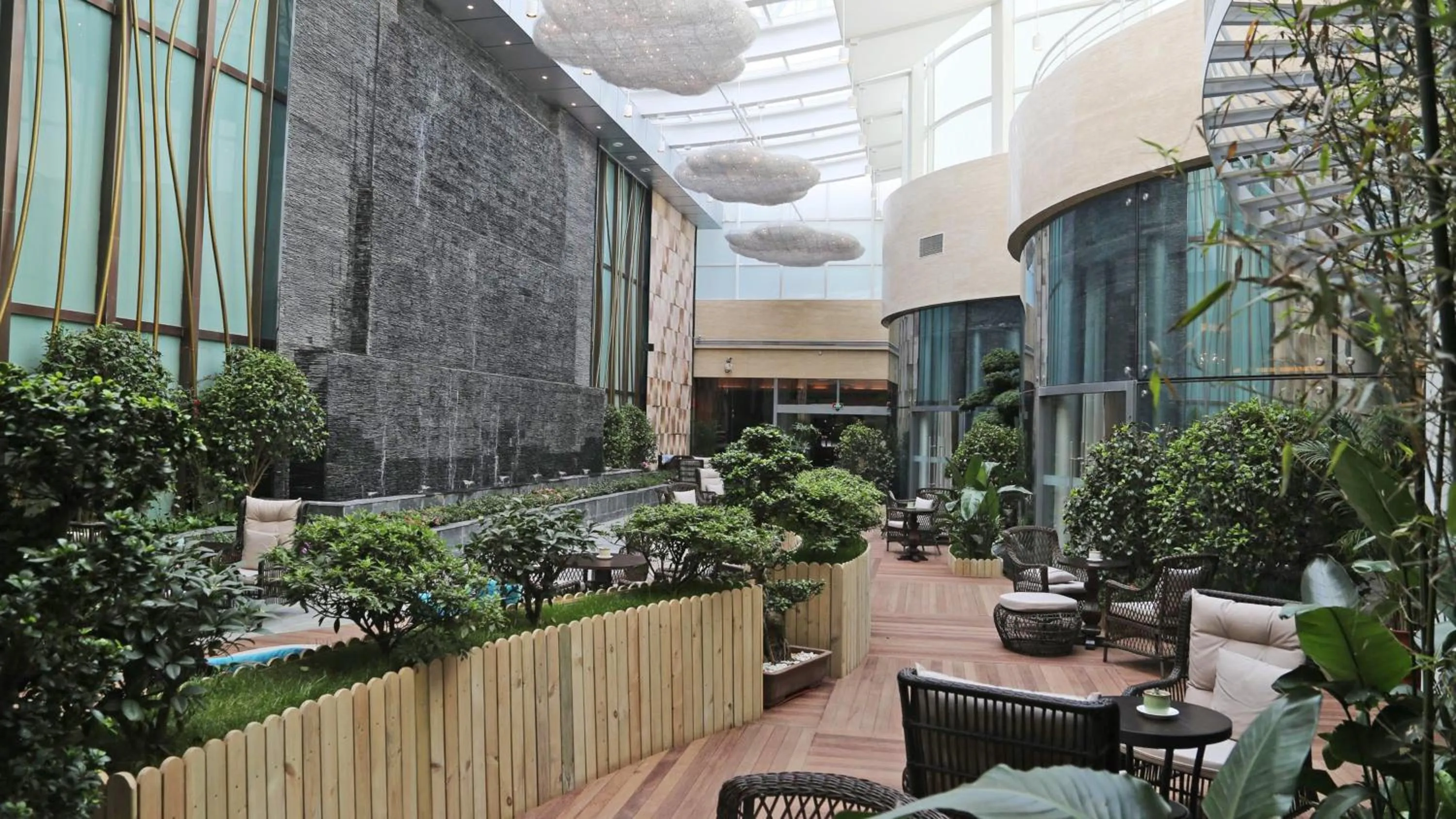 Lounge or bar in InterContinental Qingdao by IHG