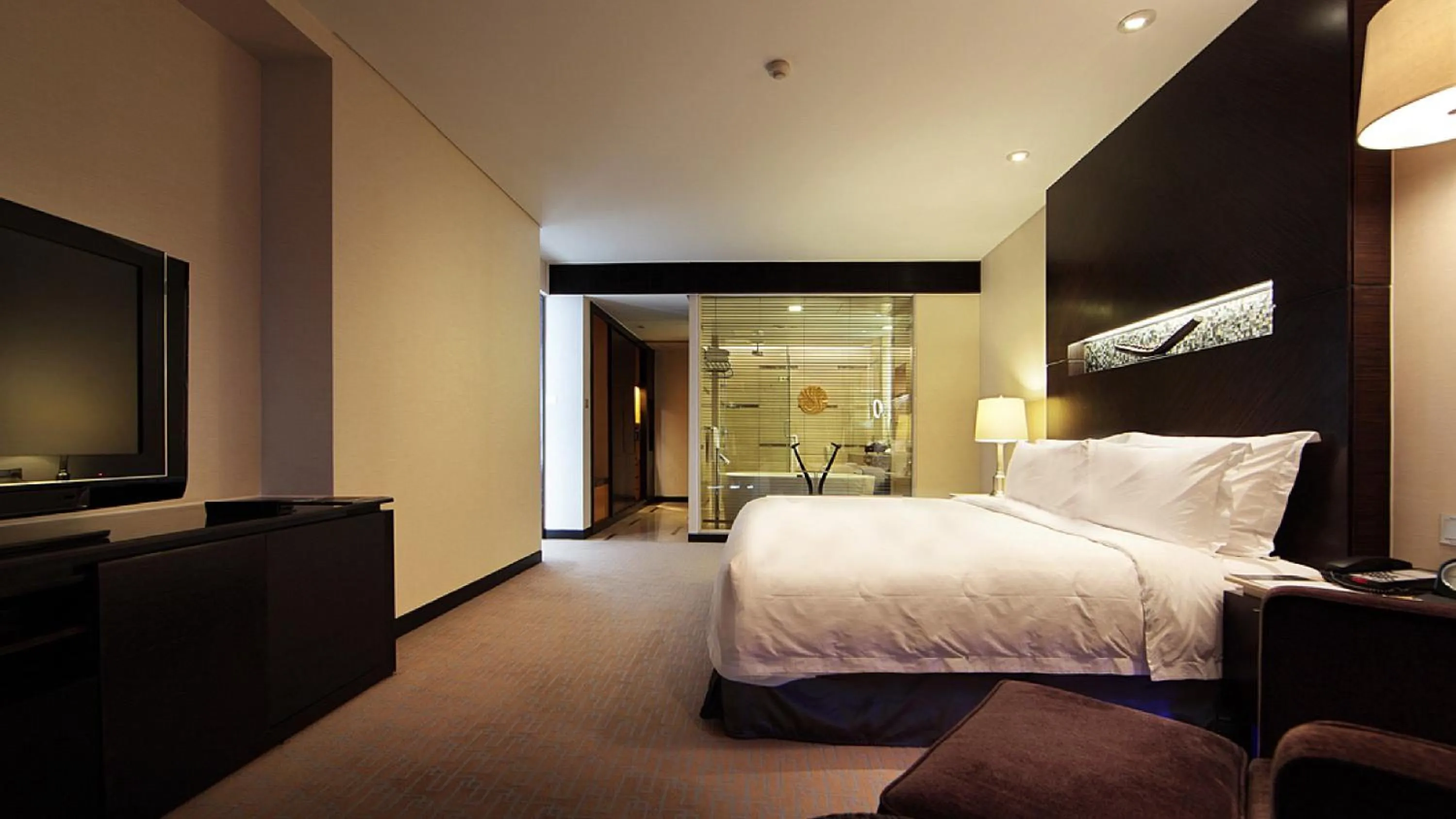 Bedroom, Bed in InterContinental Qingdao by IHG
