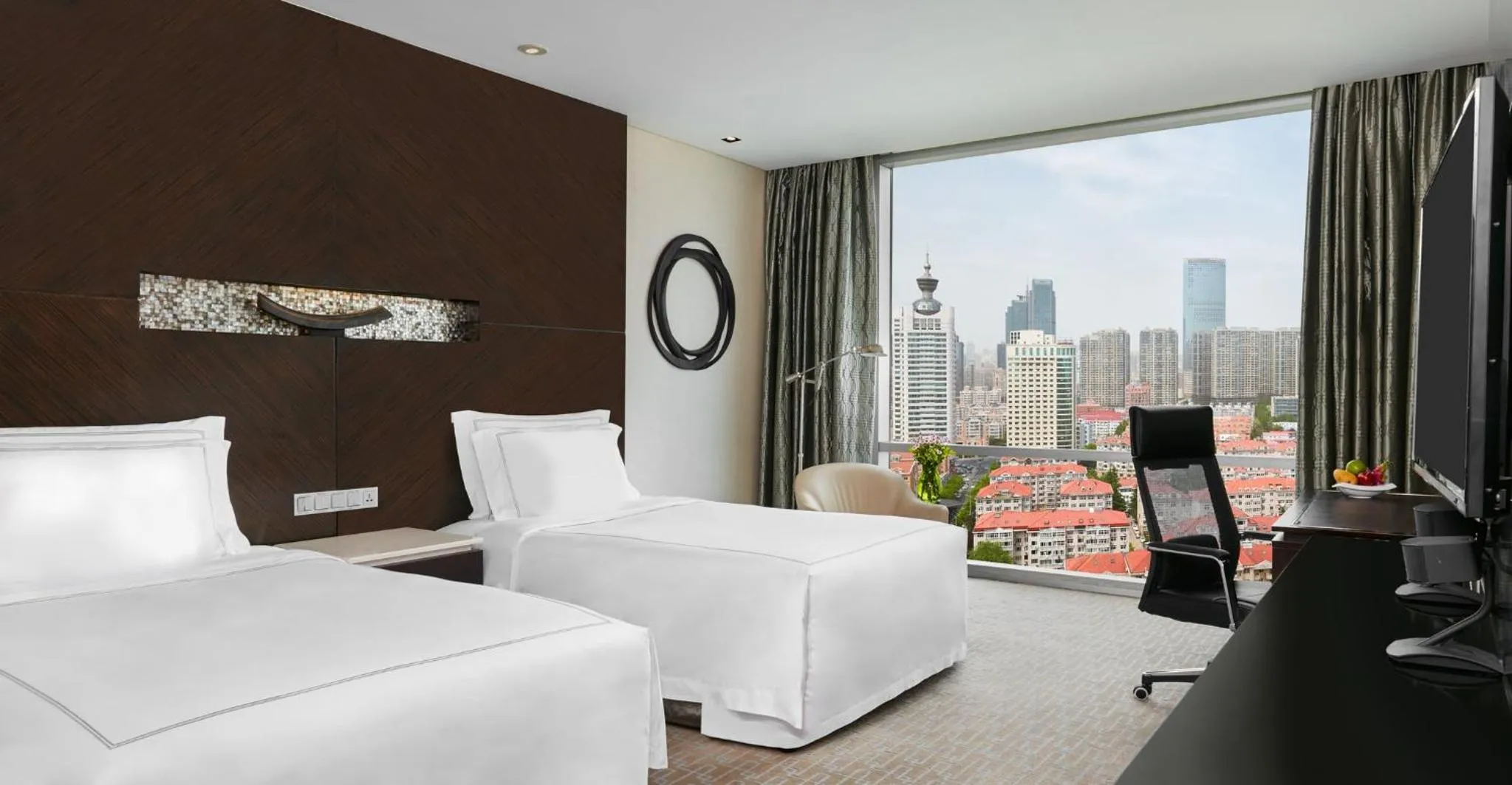 Photo of the whole room, Bed in InterContinental Qingdao by IHG