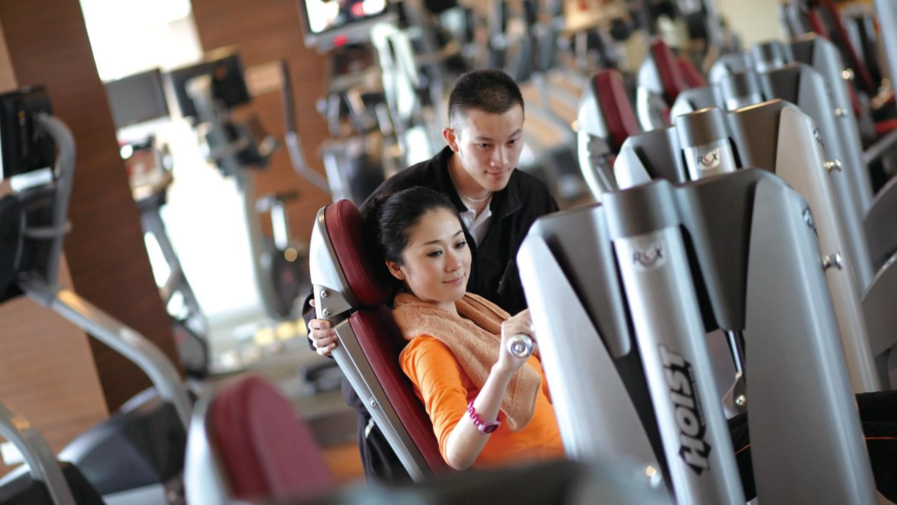 Fitness centre/facilities in InterContinental Qingdao by IHG