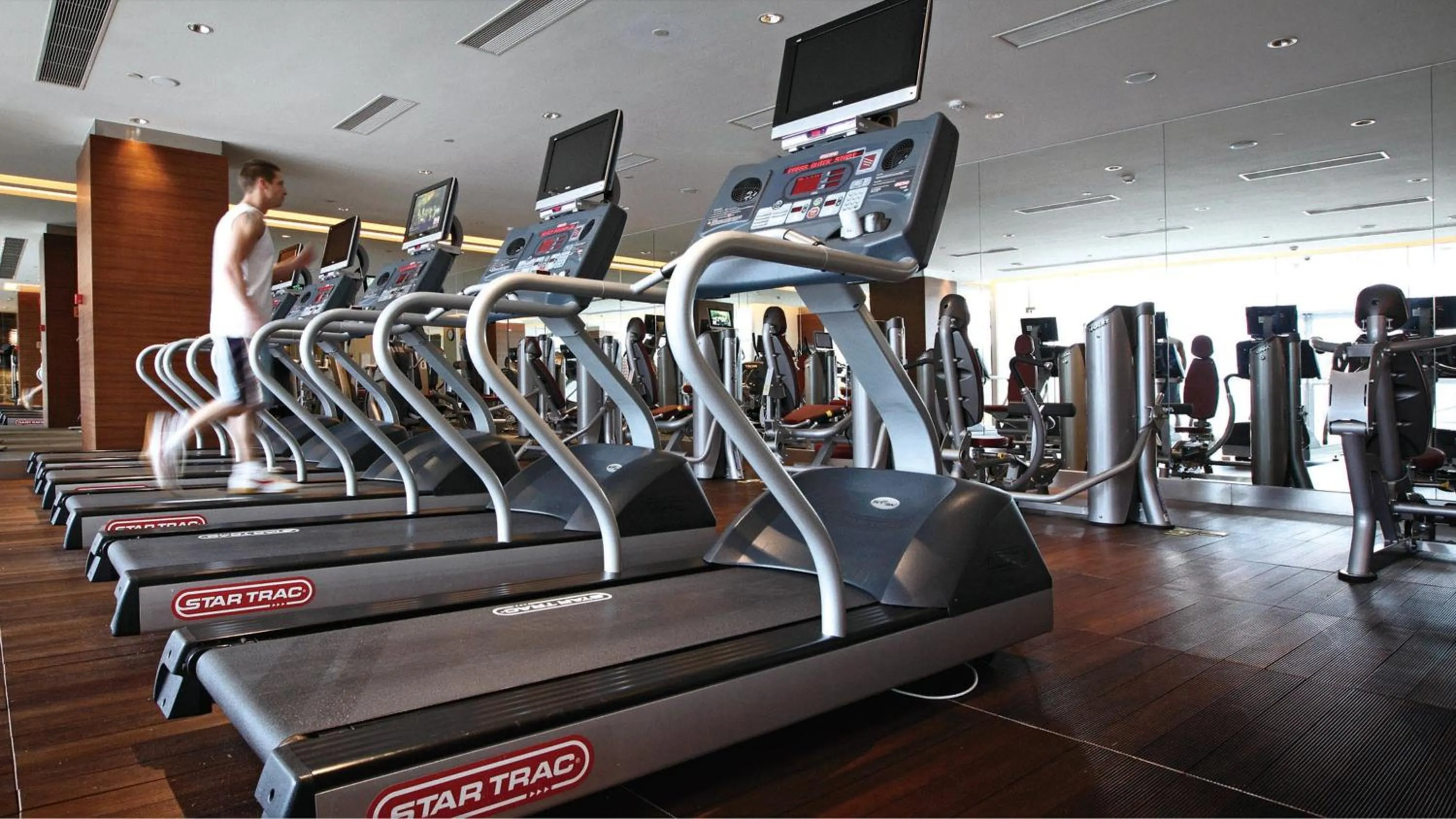 Fitness centre/facilities in InterContinental Qingdao by IHG