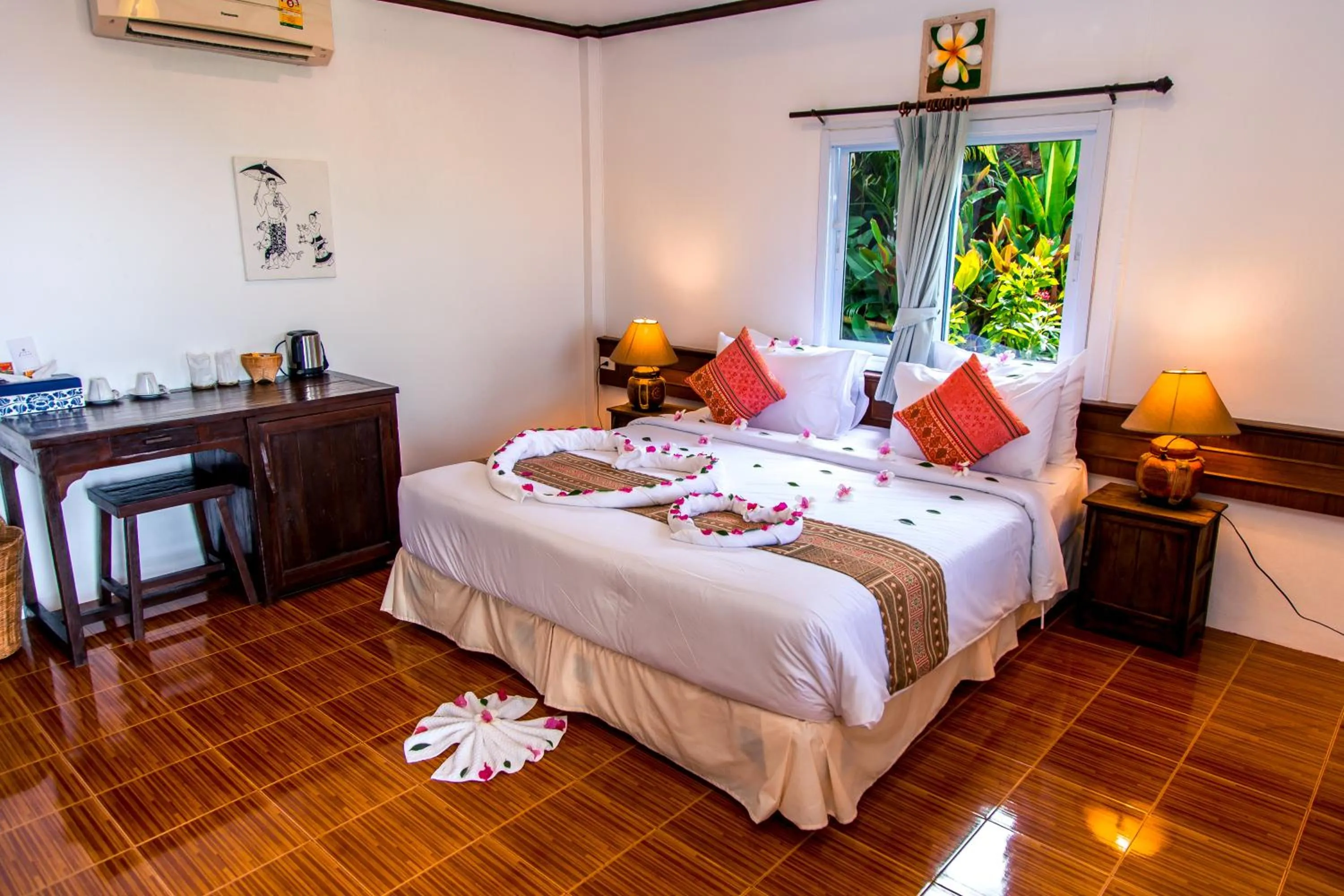 Bed in Zama Resort Koh Phangan