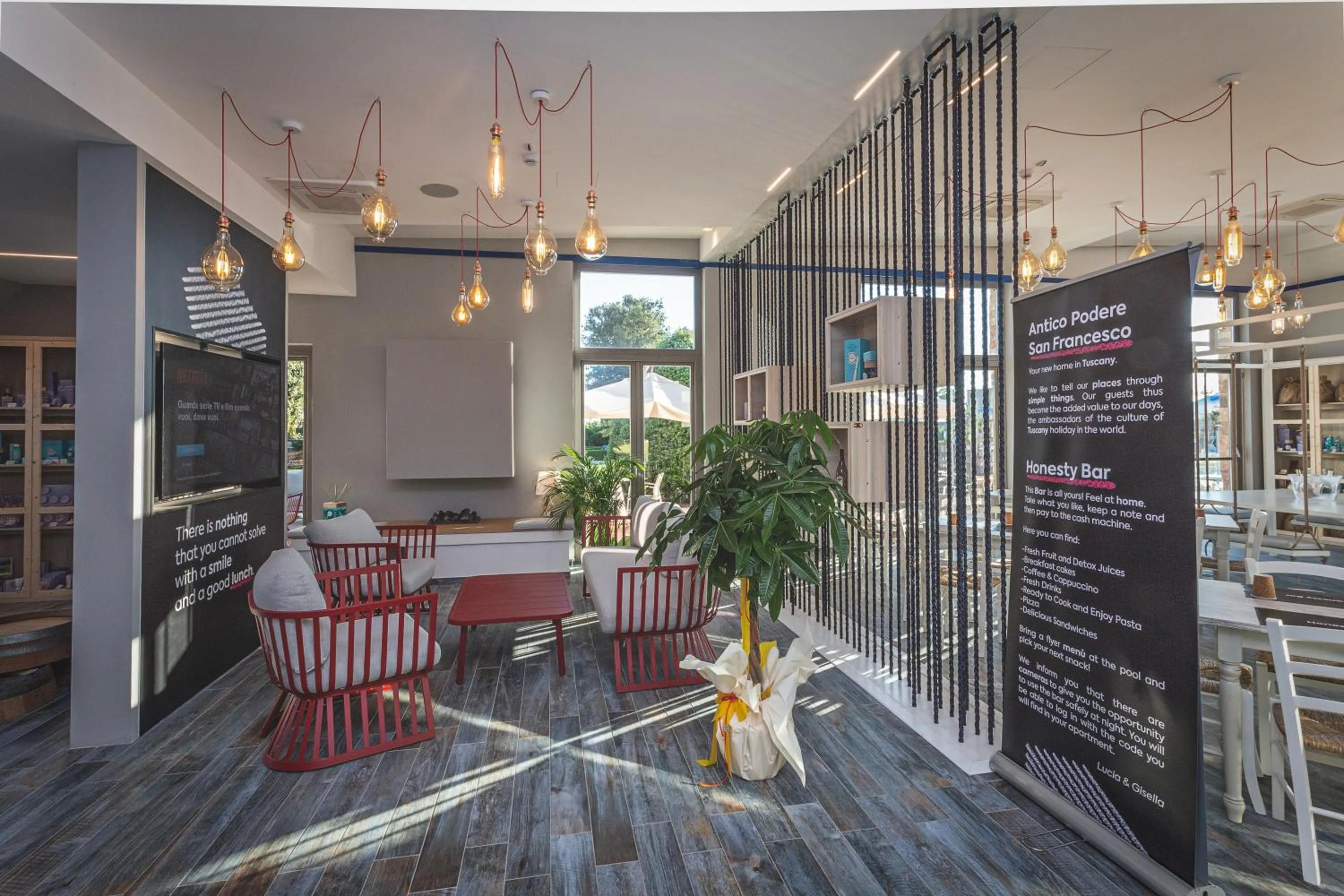 Lobby or reception in Antico Podere San Francesco