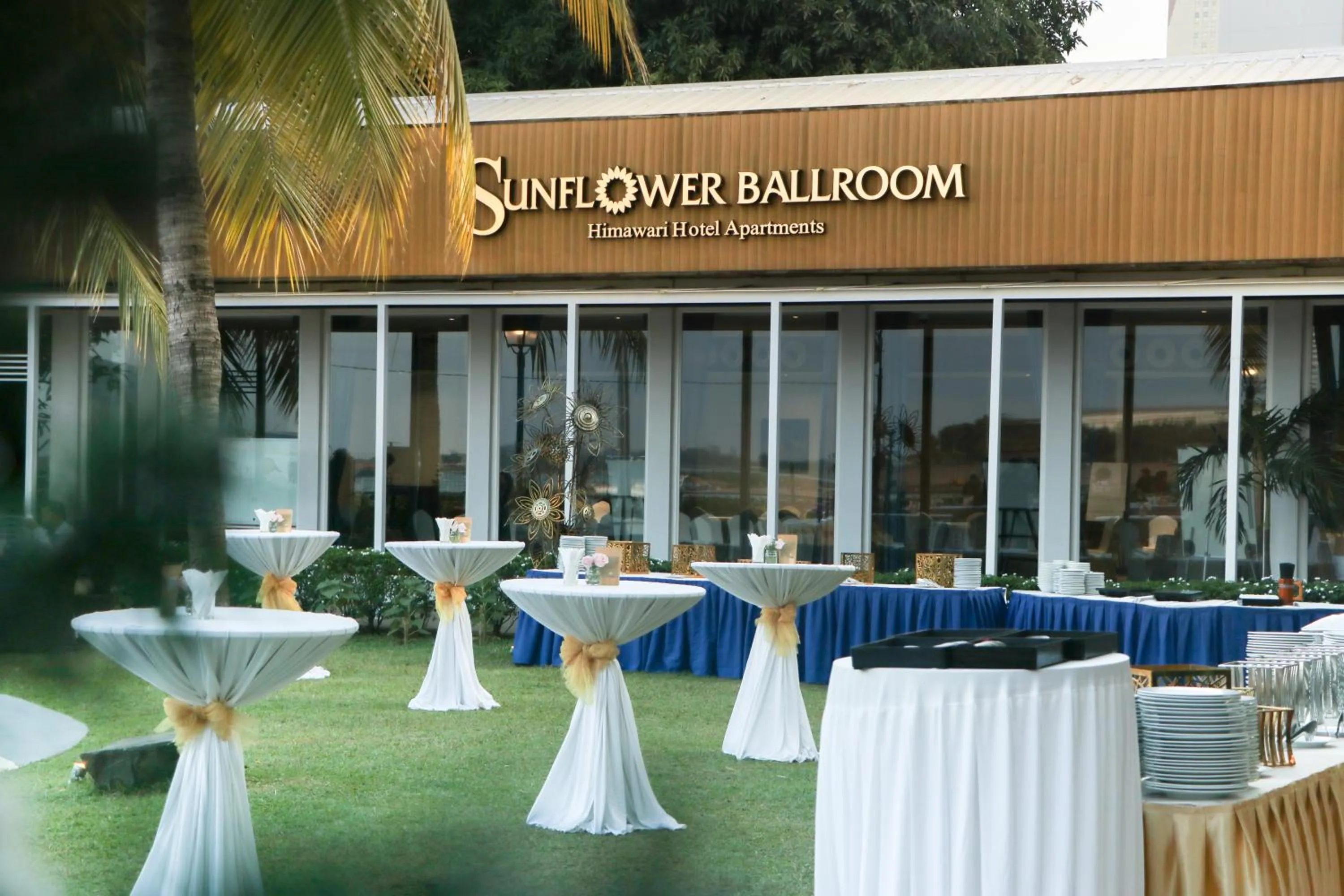 Garden view in Himawari Hotel Apartments