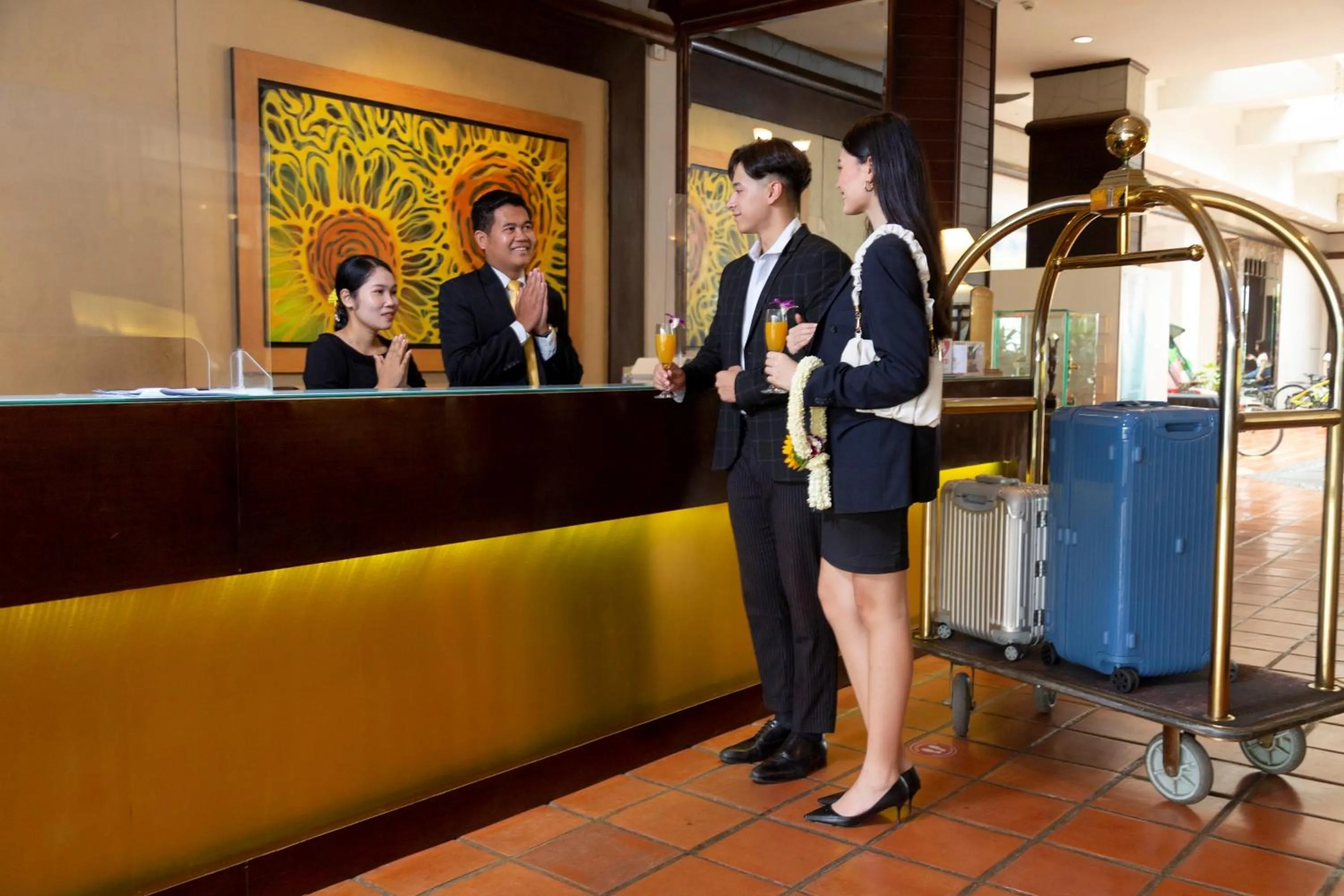 Staff in Himawari Hotel Apartments