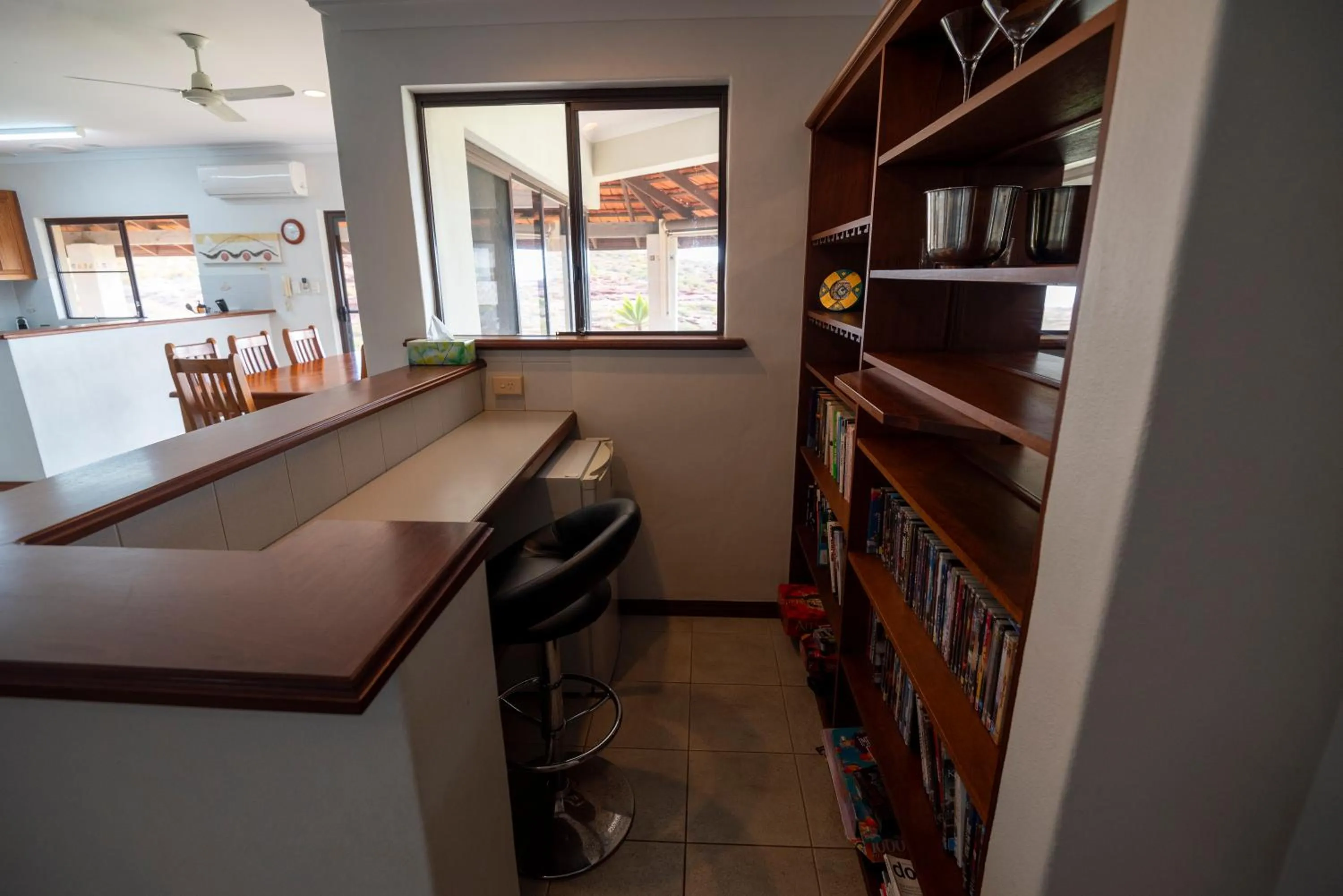Library in Kalbarri Red Bluff Tourist Park