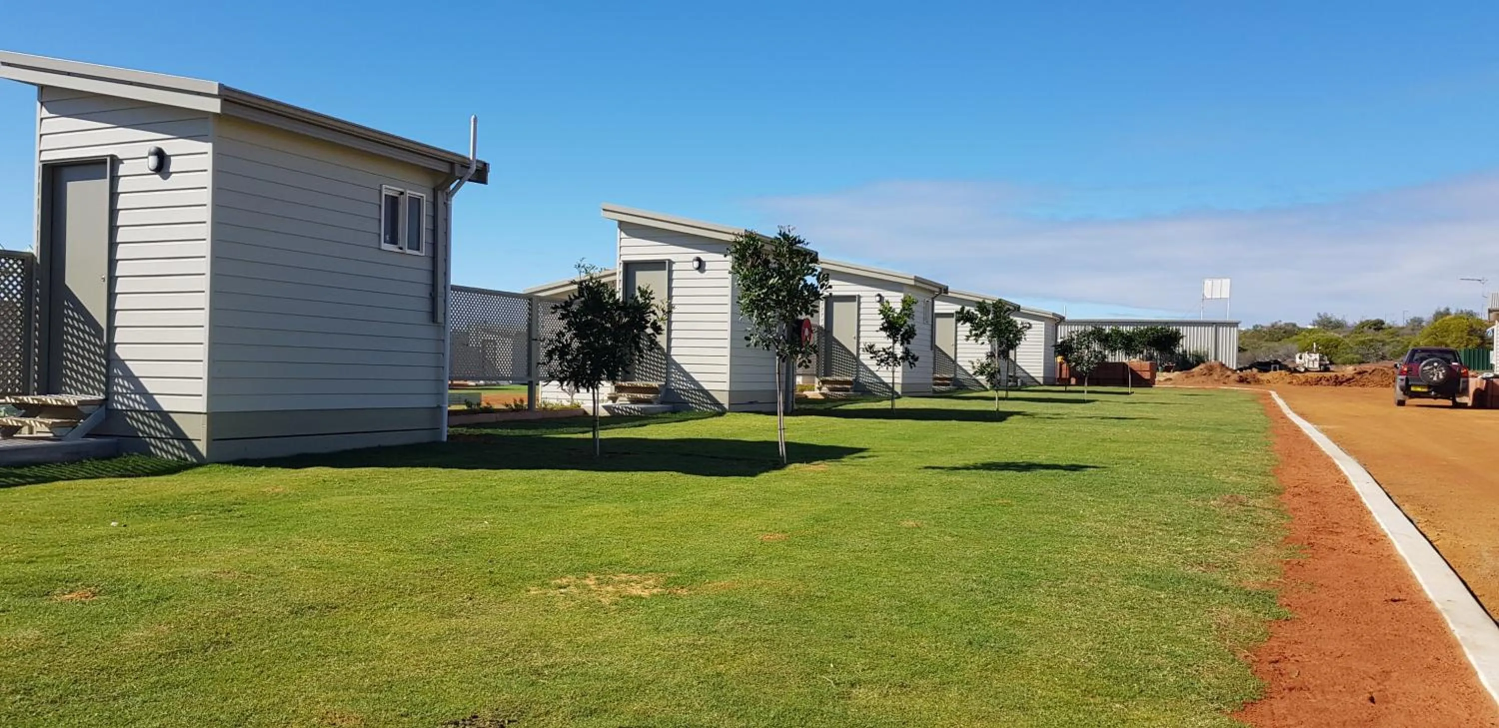Property building in Kalbarri Red Bluff Tourist Park