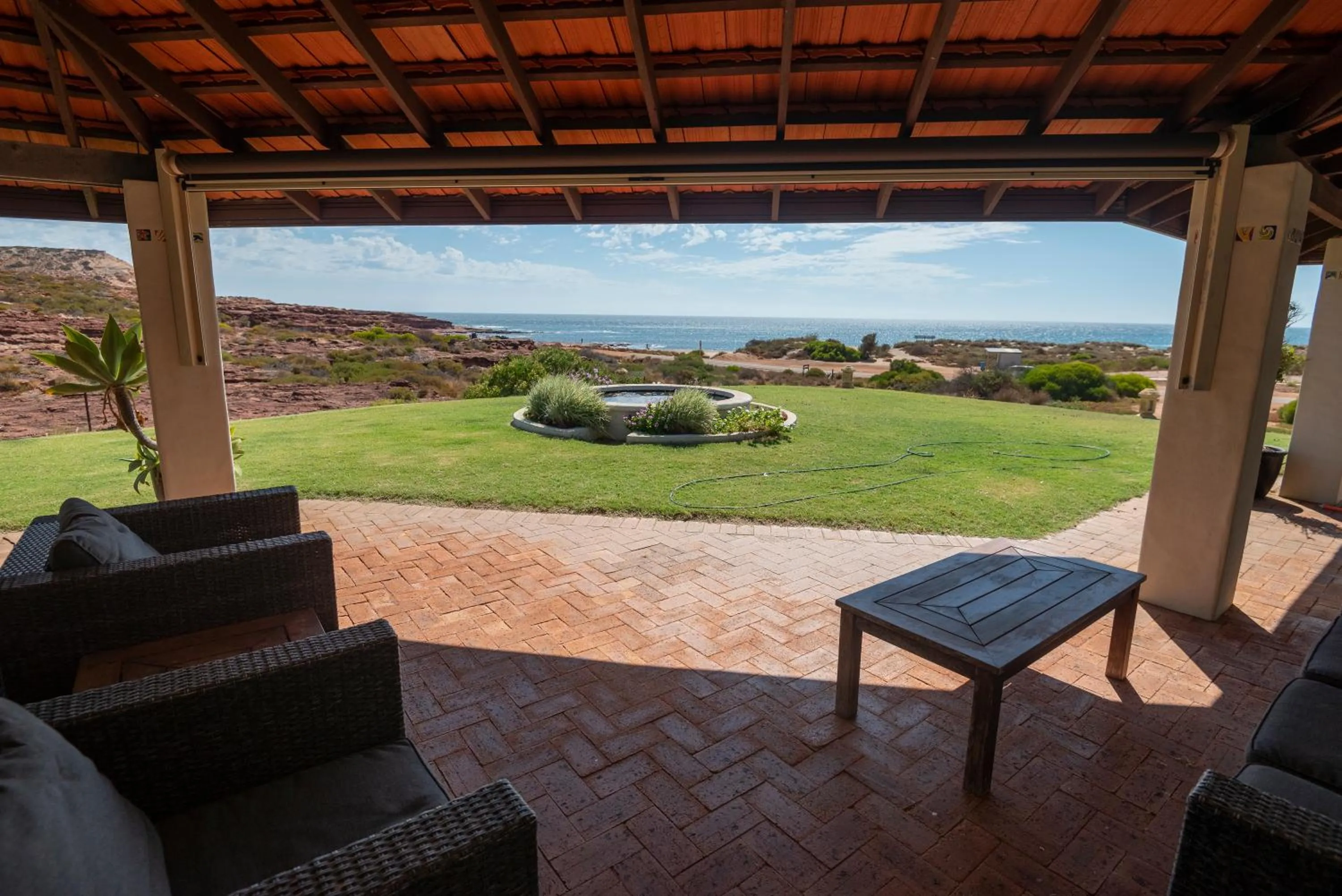 Sea view in Kalbarri Red Bluff Tourist Park