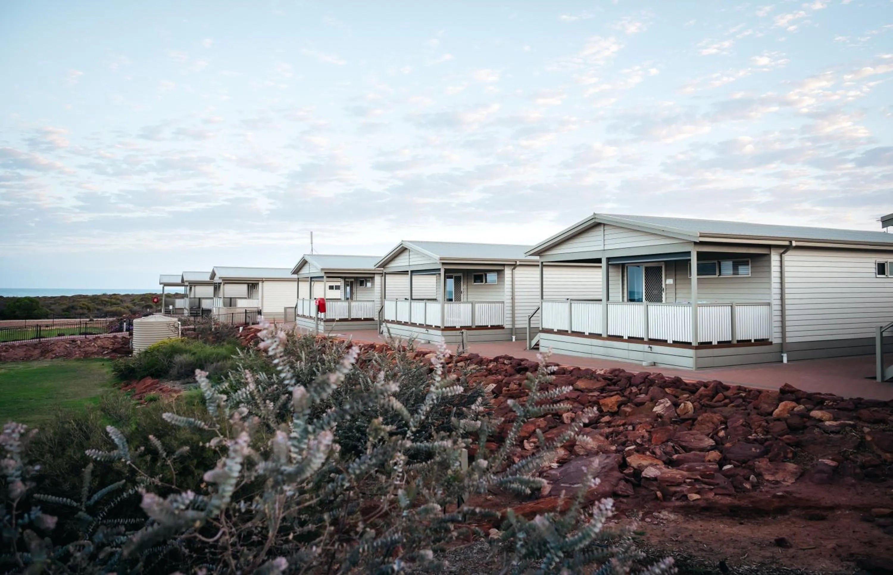 Property building in Kalbarri Red Bluff Tourist Park