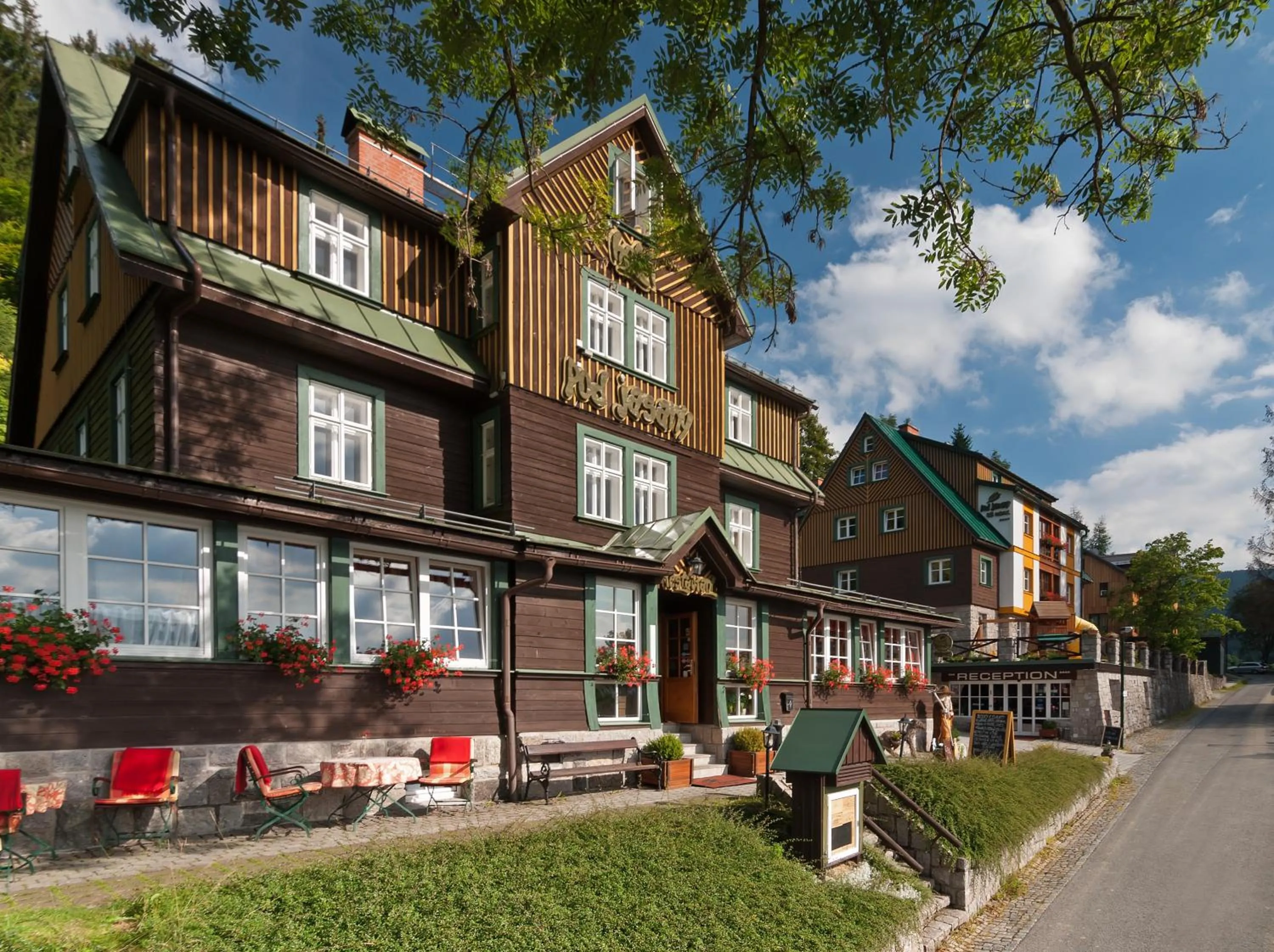 Property building in Hotel Pod Jasany